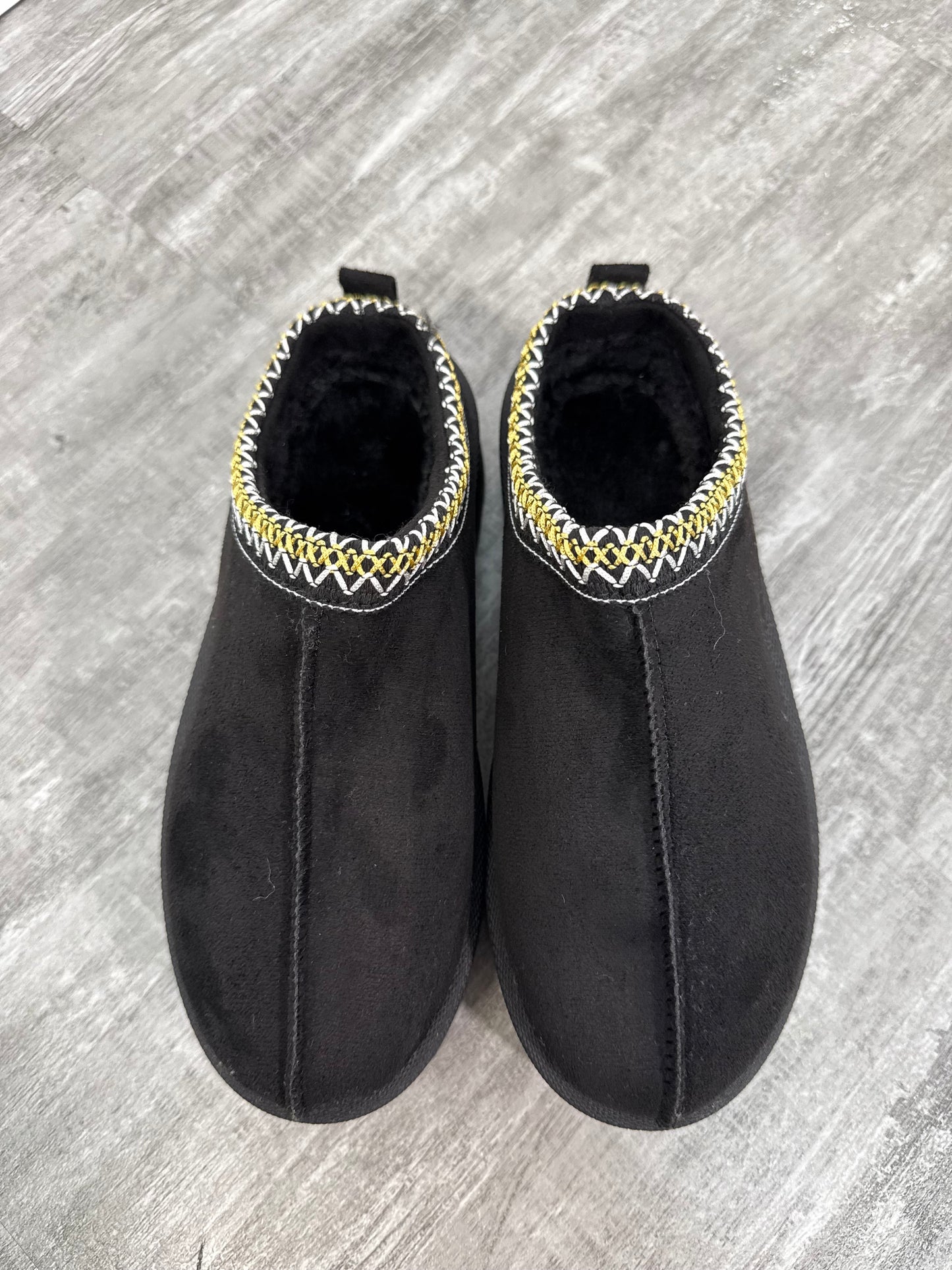 Flat in eco camoscio Bea nero B310