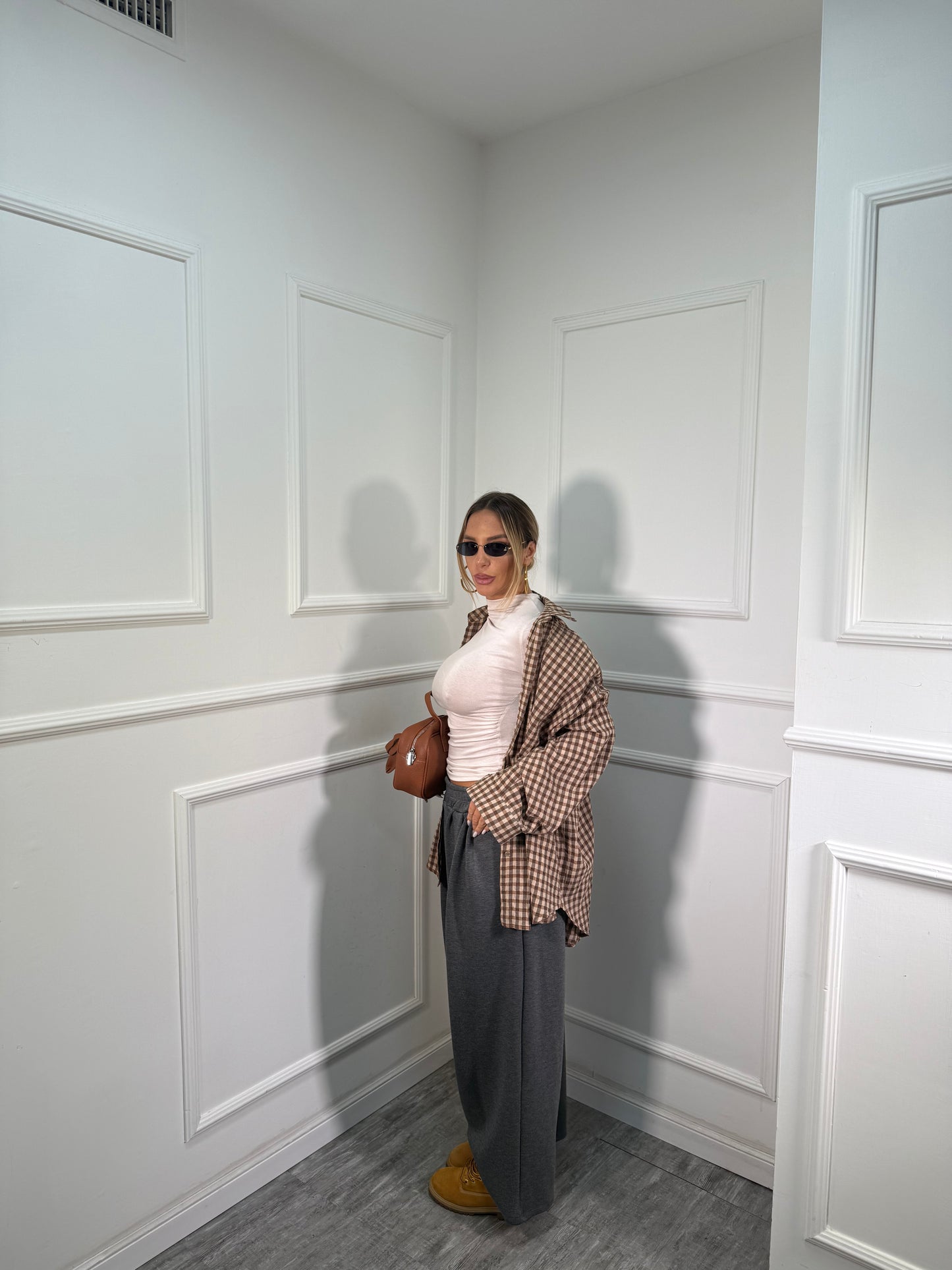 Pantatuta palazzo Larry grigio f0832