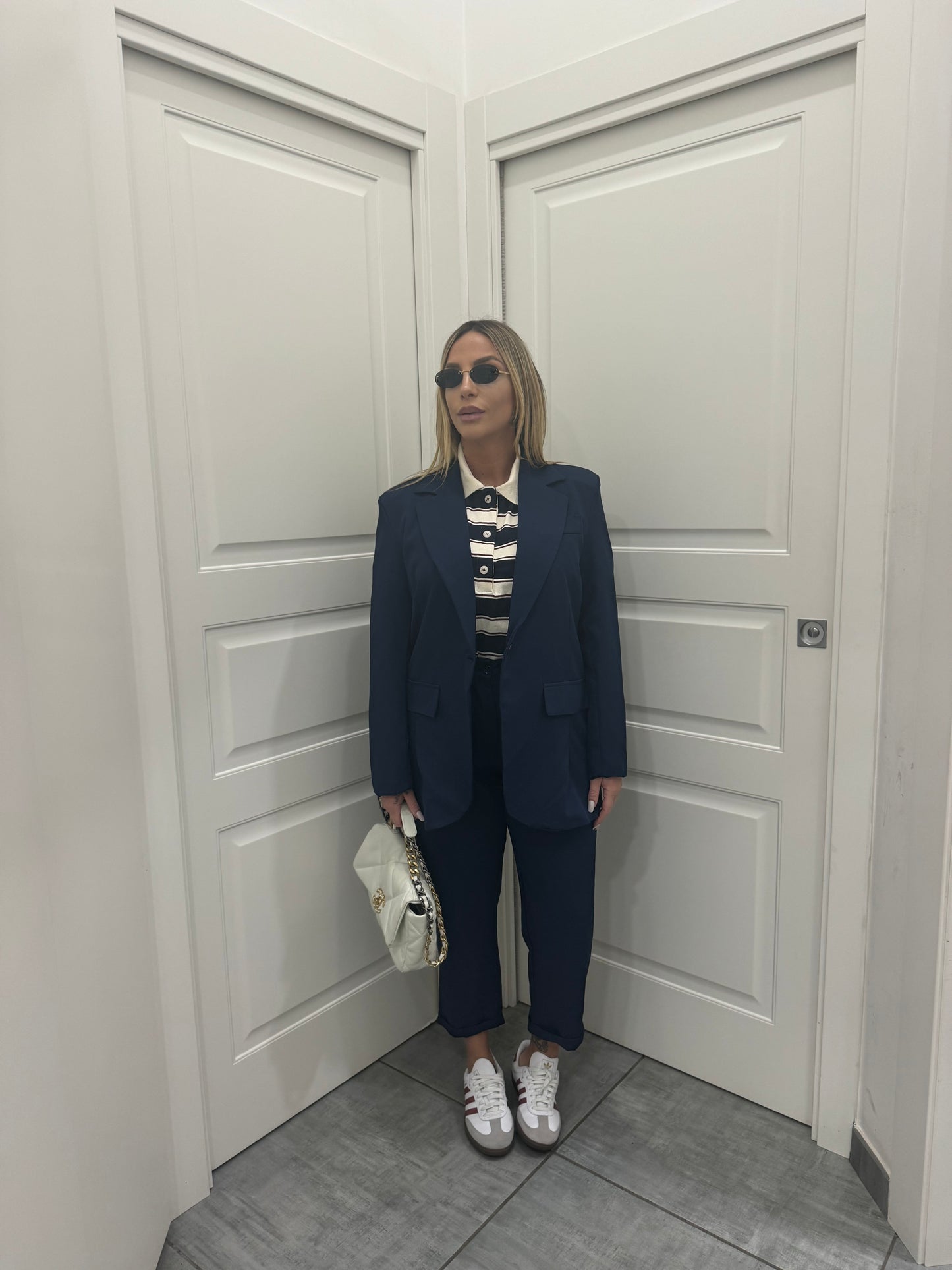 Tailleur Linda blu