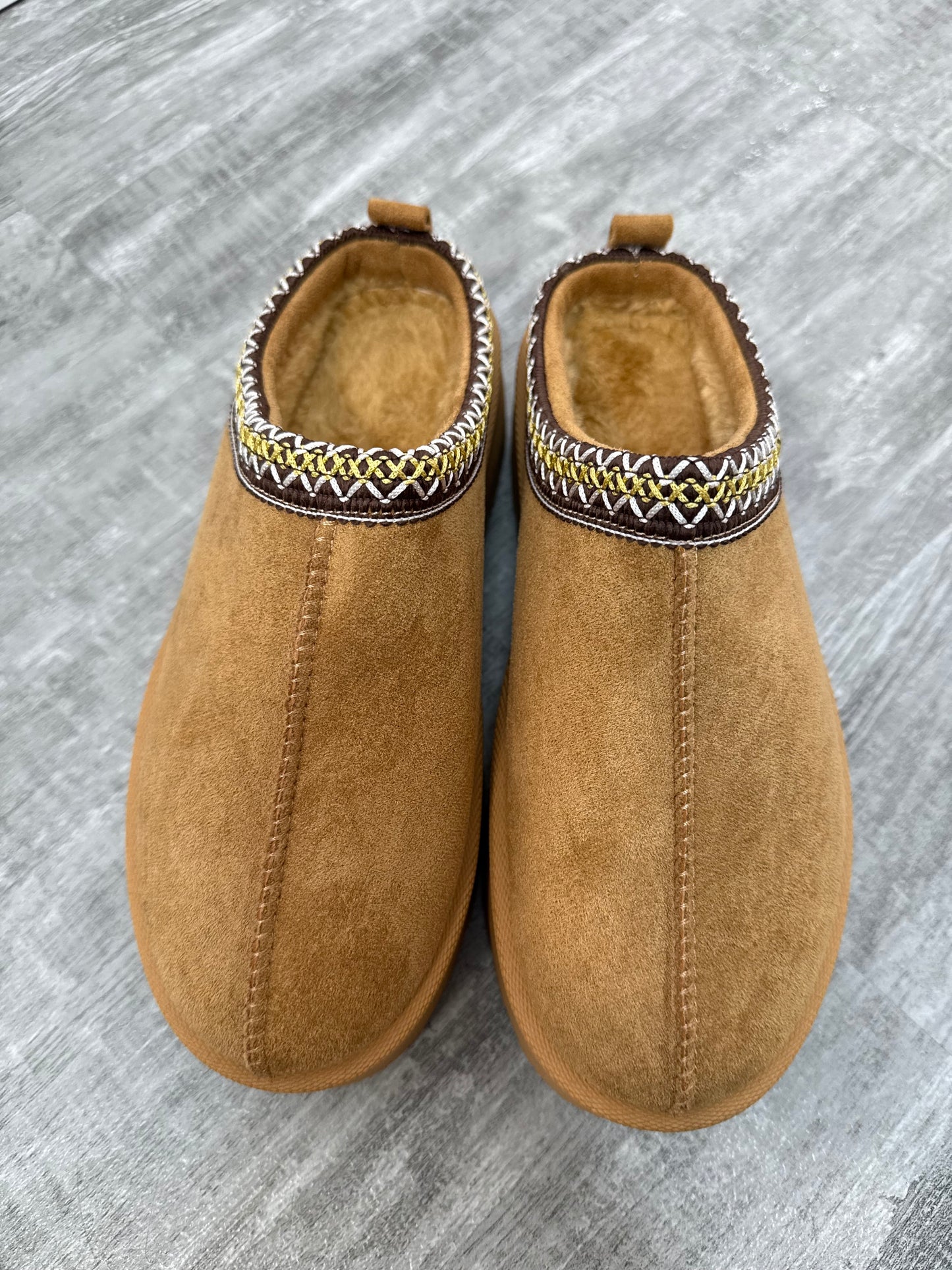 Flat in eco camoscio Bea camel B310