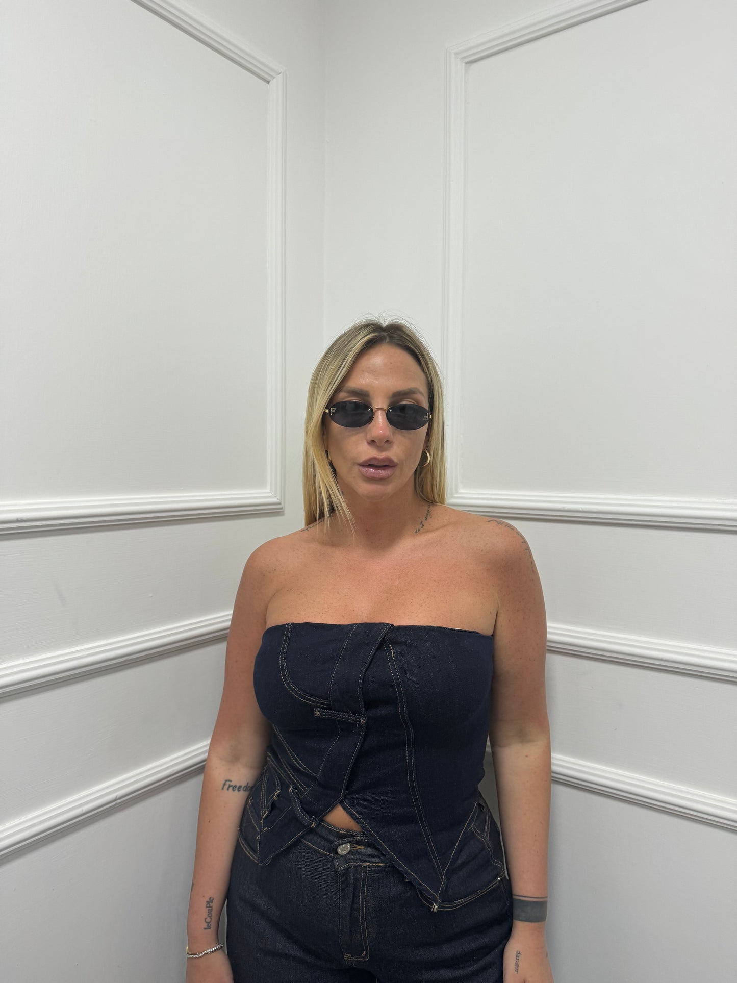 Top in Denim Lola