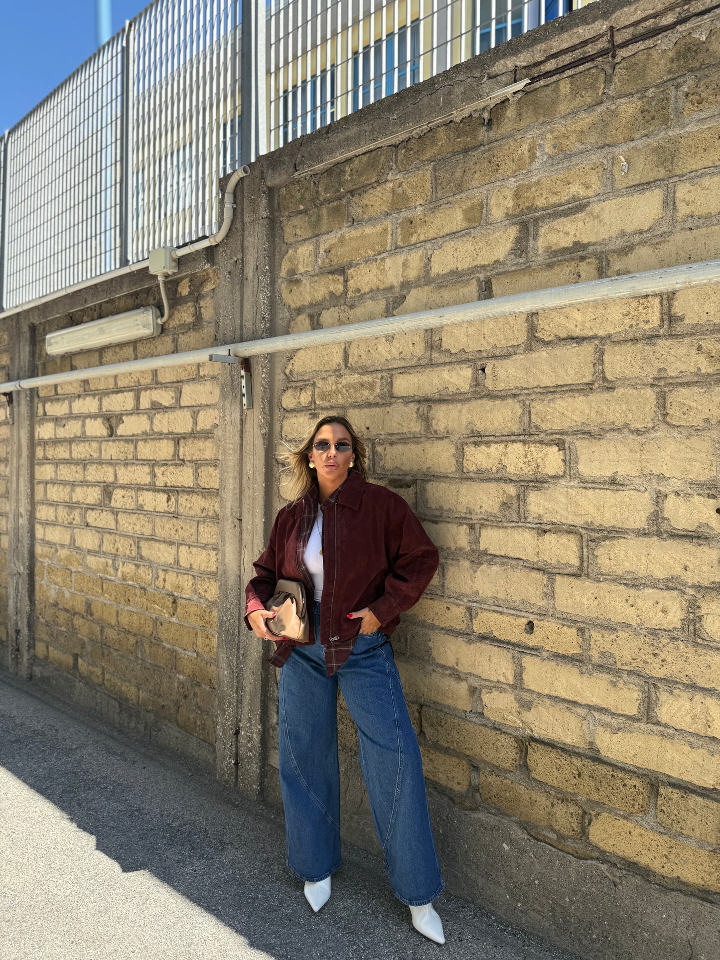 Jeans palazzo Tommy lavaggio scuro lm685