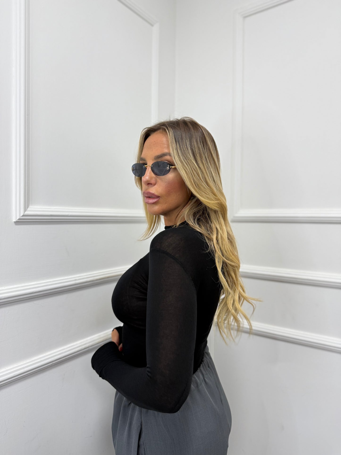 Maglia semivelata Light nero 5255/24512