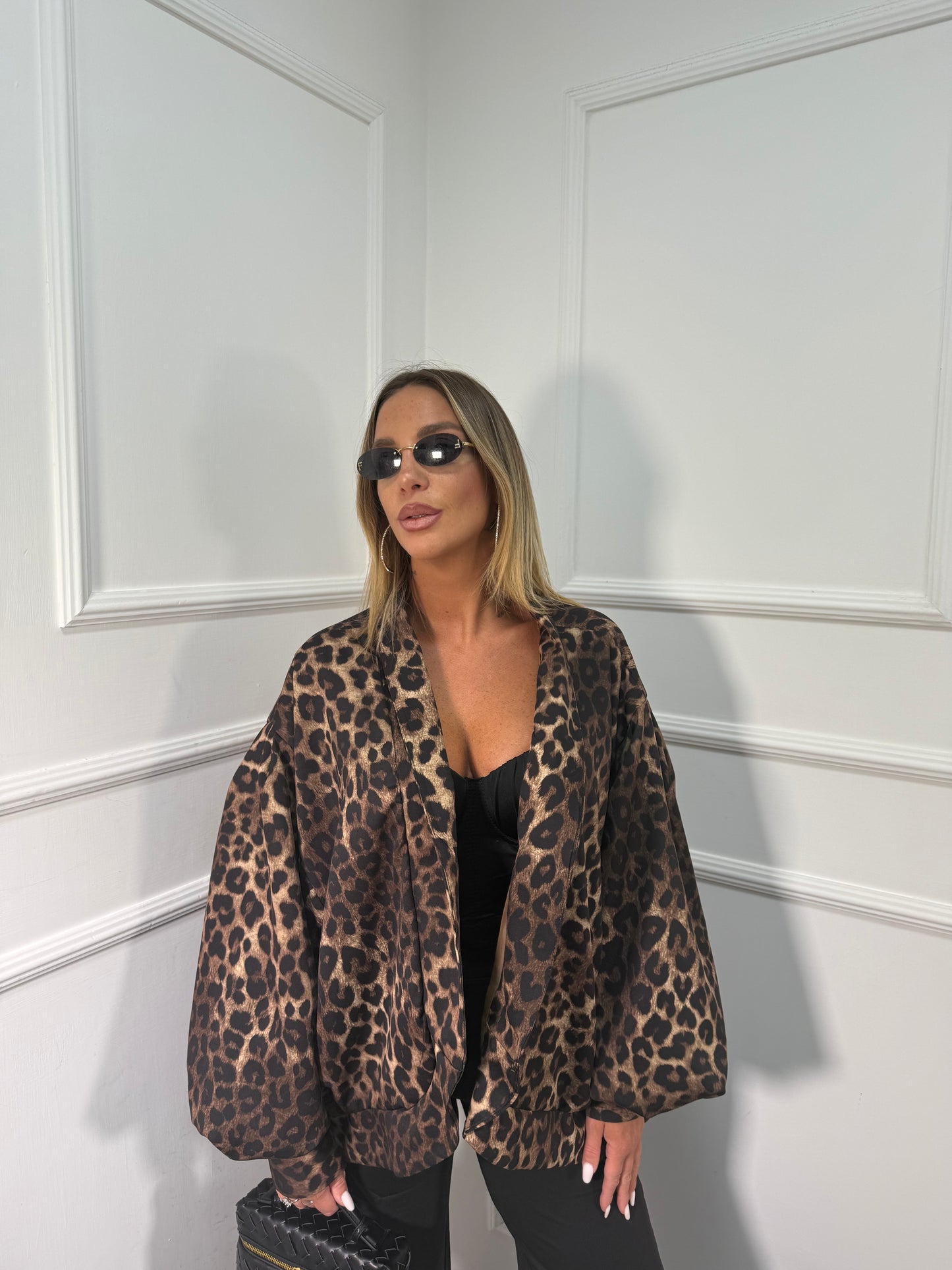 Giacca balloon maculata Lavinia 6728