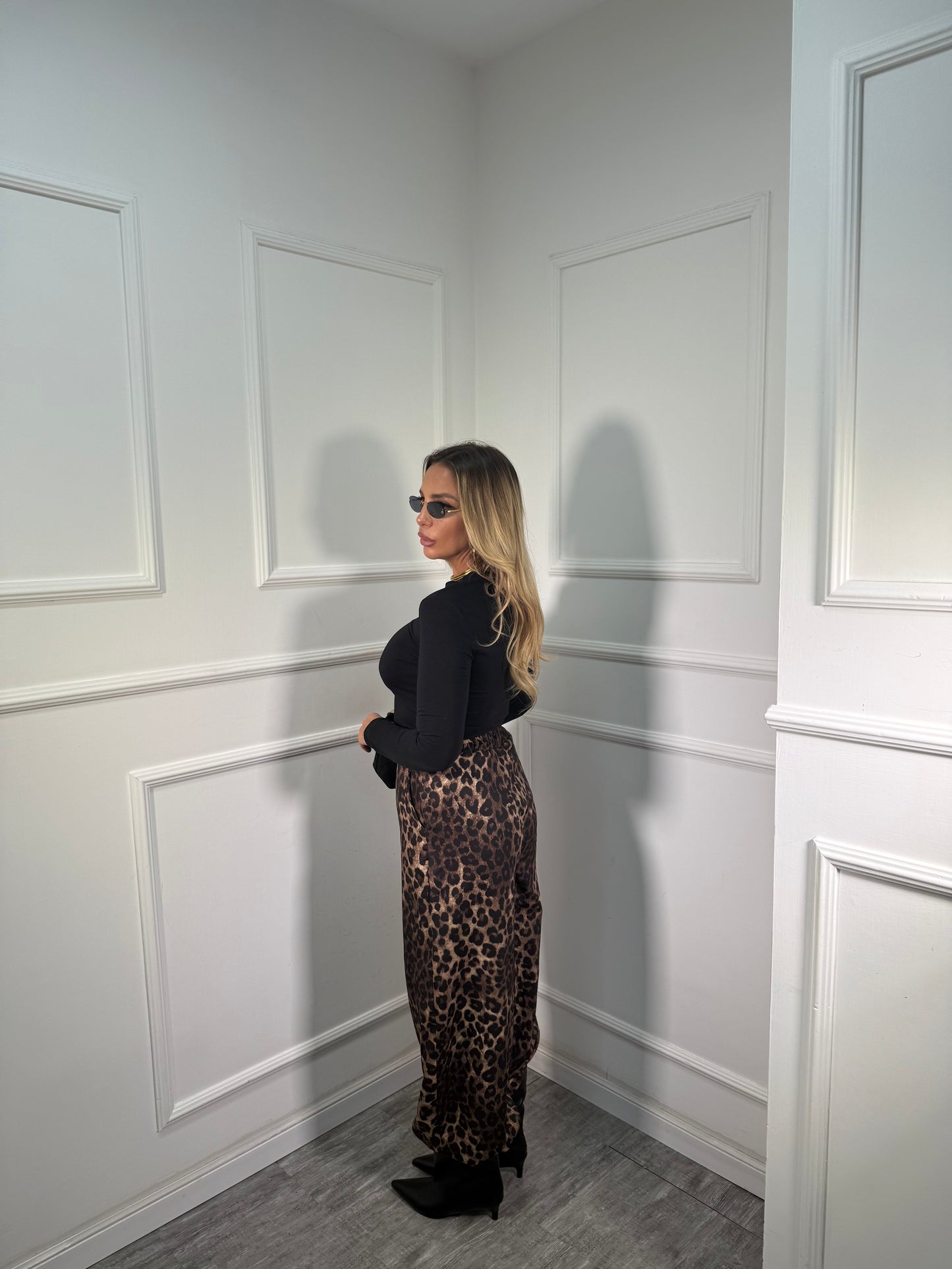 Pantaloni balloon Destiny maculato 6740