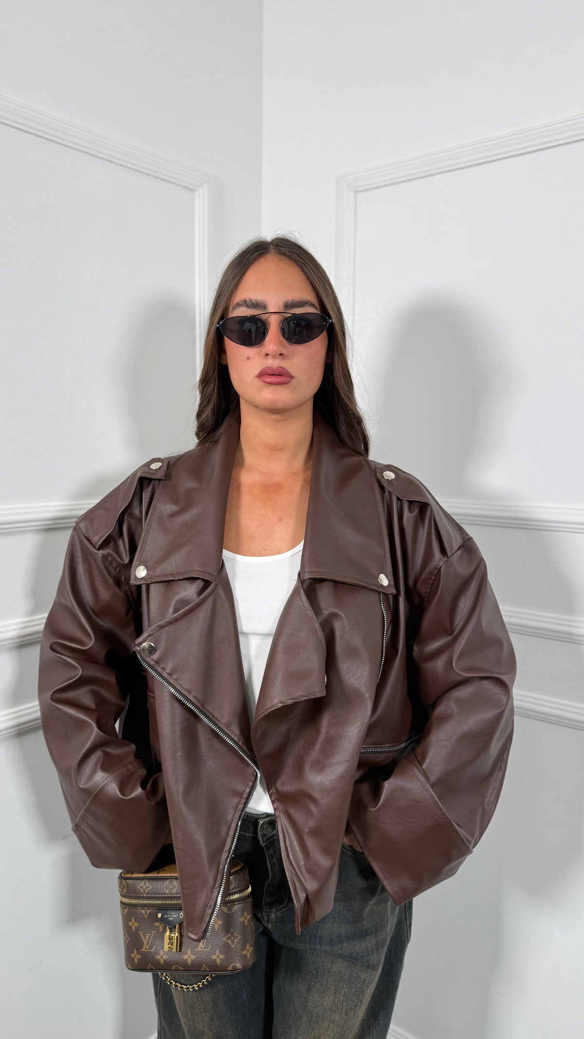 Chiodo oversize manica ampia Beverly hills caffè 98491