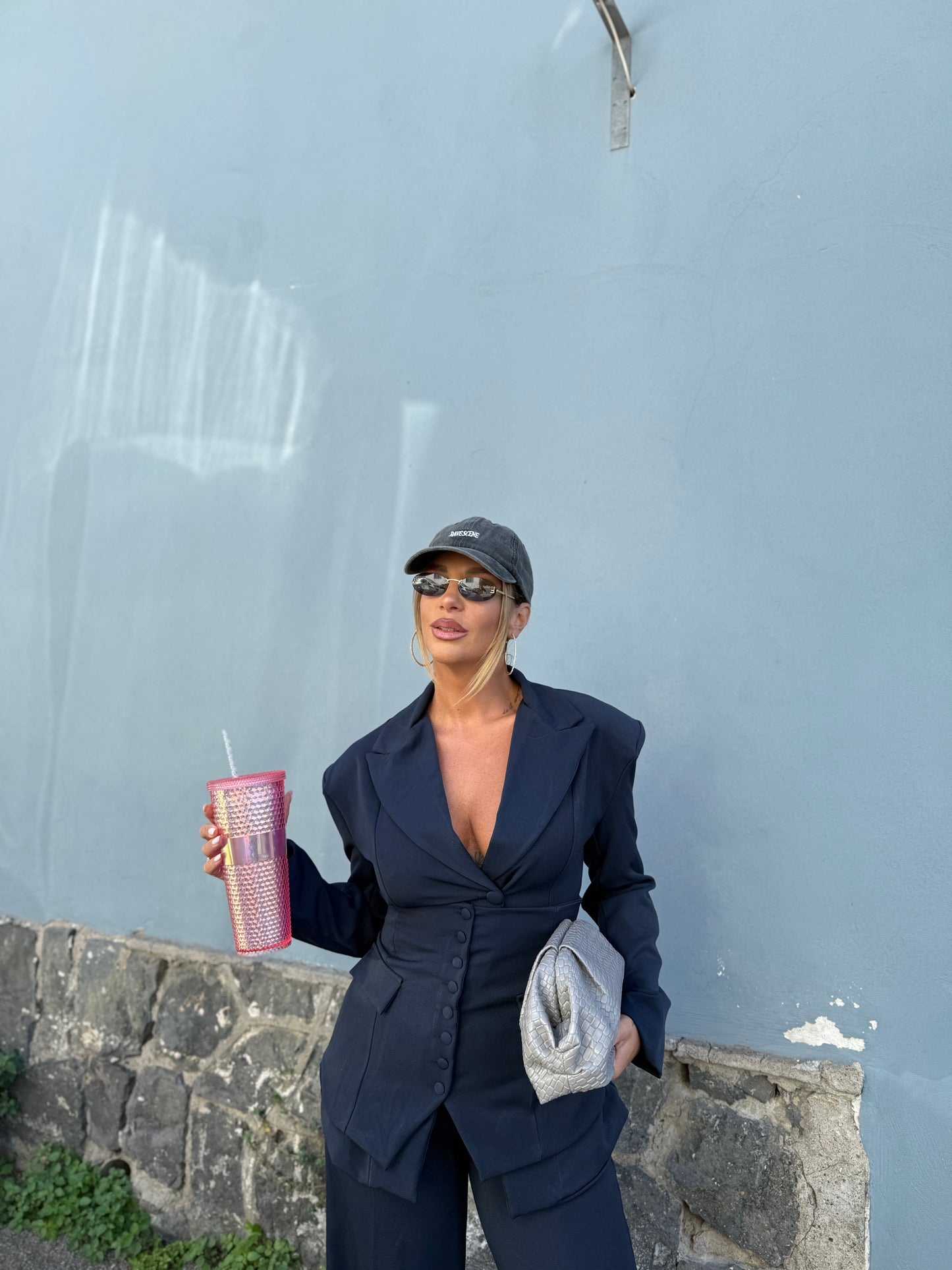 Tailleur triset Sally blu notte my86286