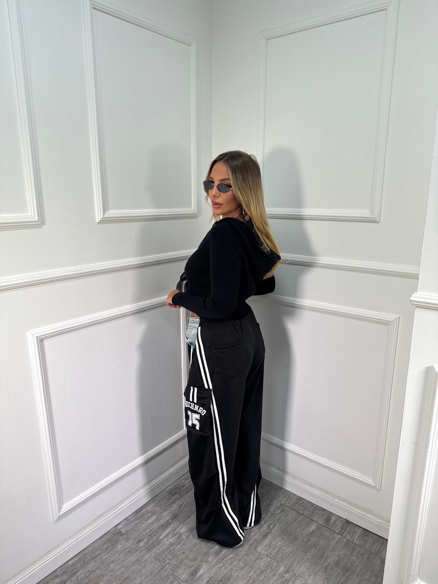 Pantatuta con bustino in denim Balvin 0133