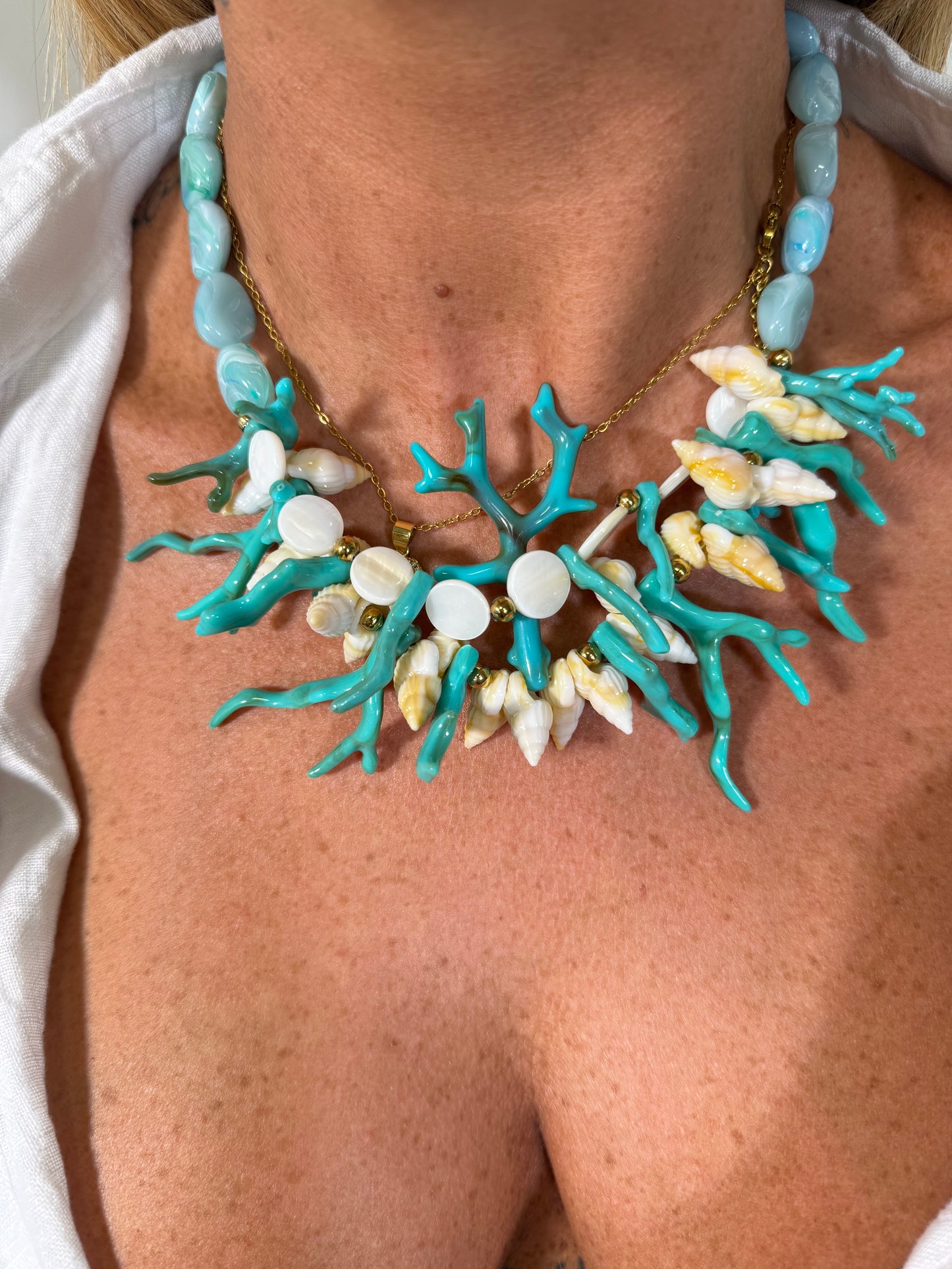 Collana girocollo Coralli (vari colori)