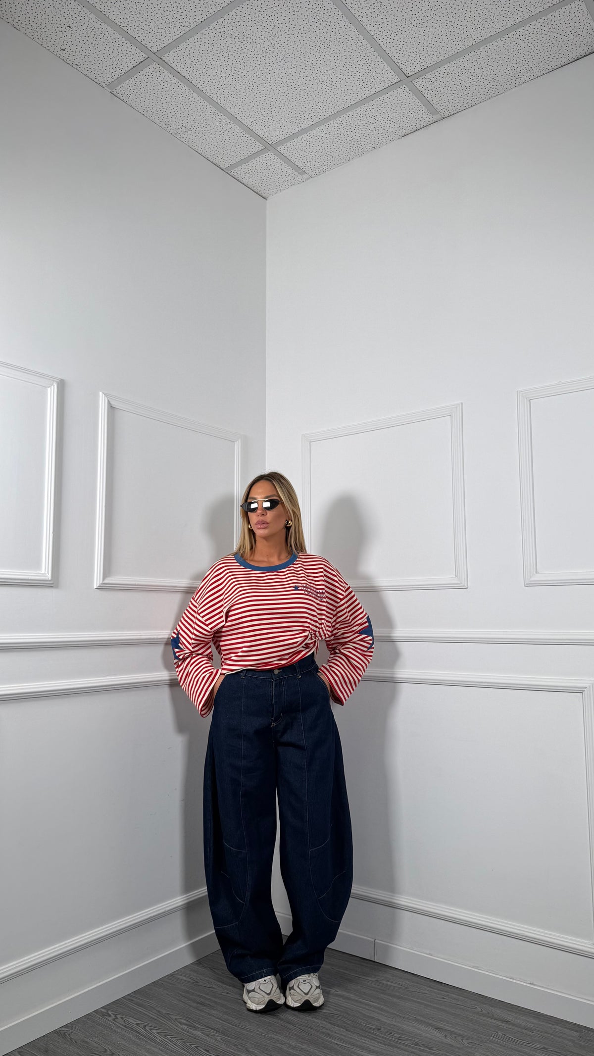 Jeans balloon Mandy lavaggio scuro 66988