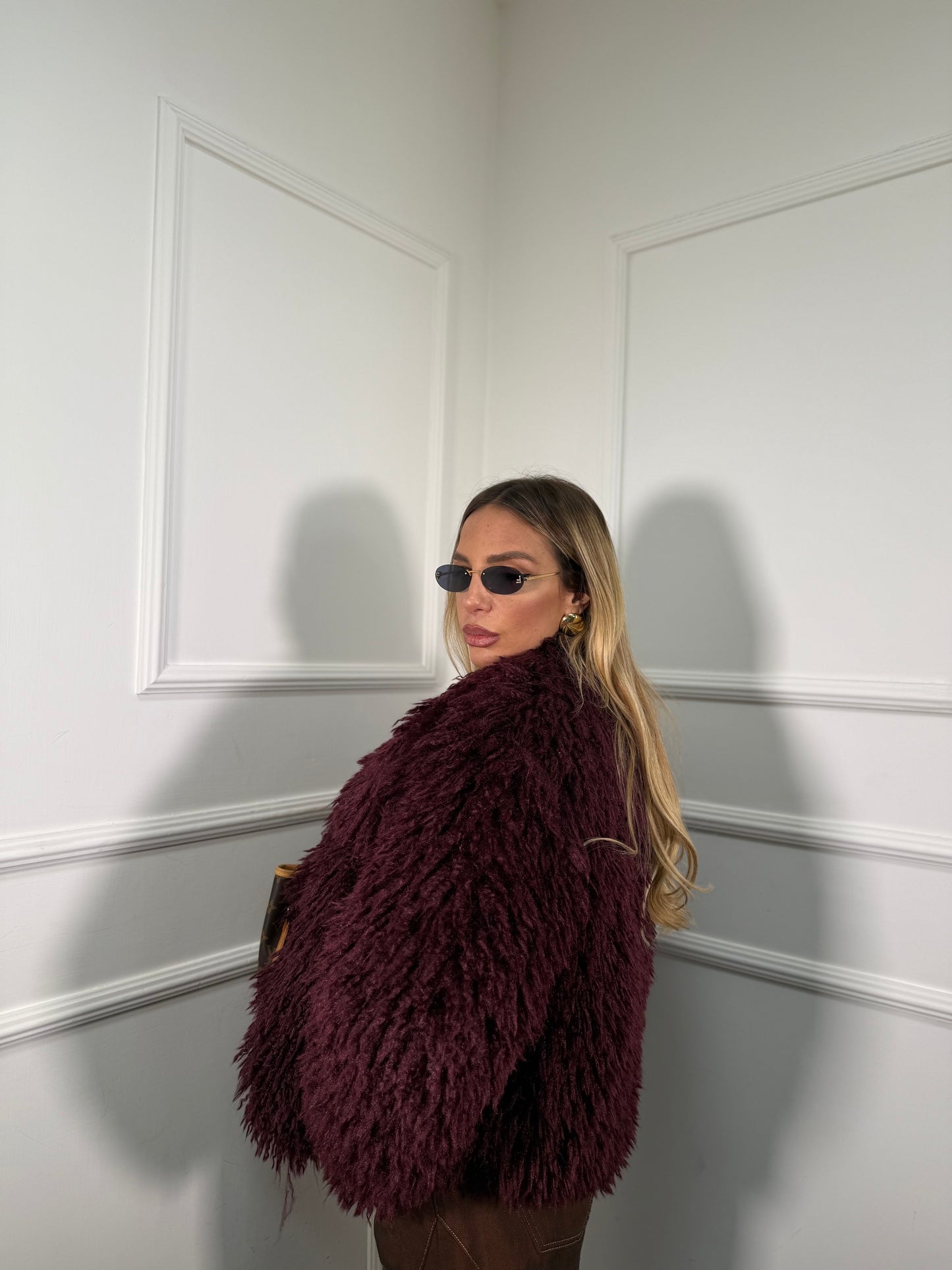 Ecofur mongolia Lapponia bordeaux mfy2519