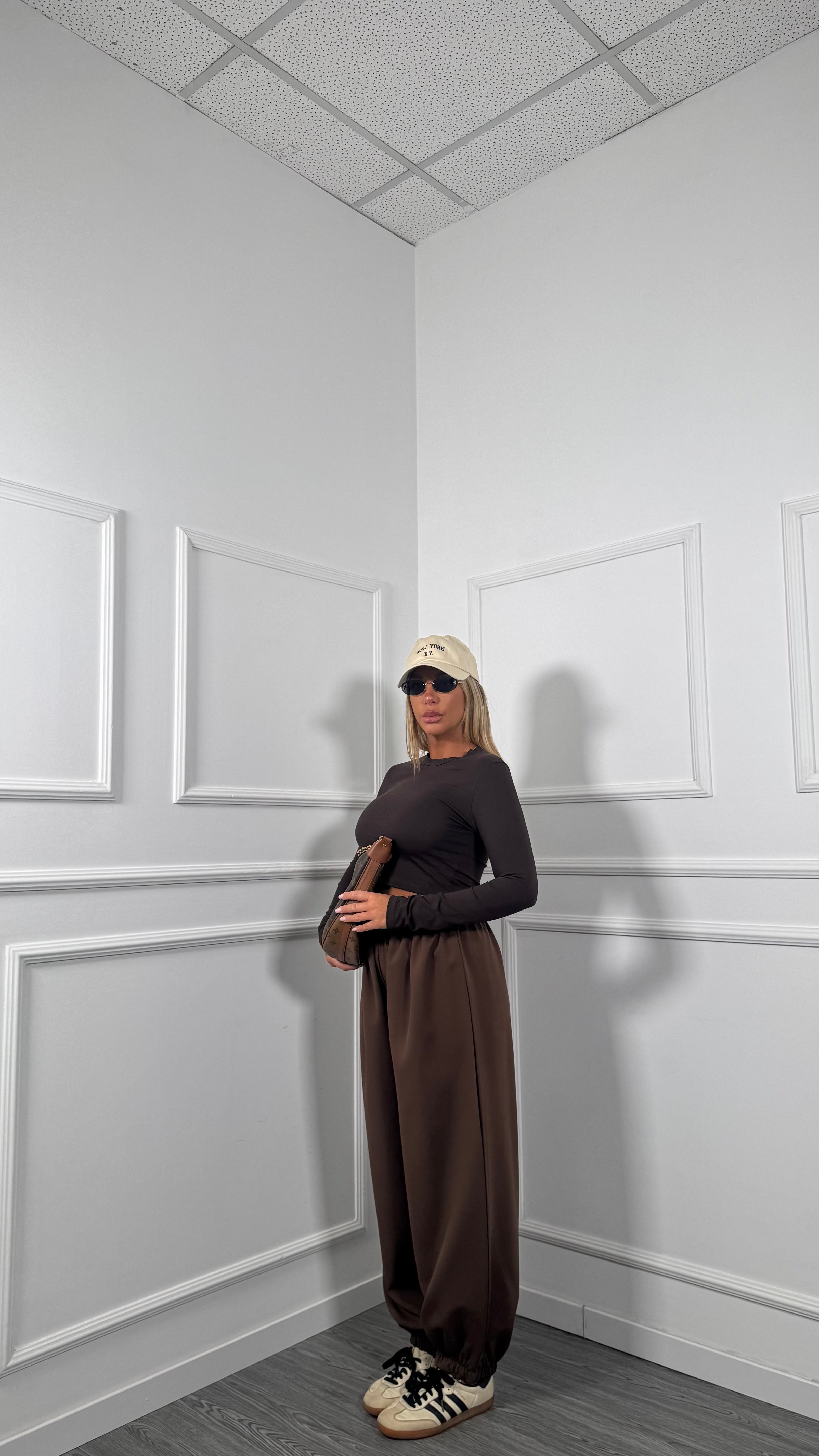 Coordinato Monday marrone 22828