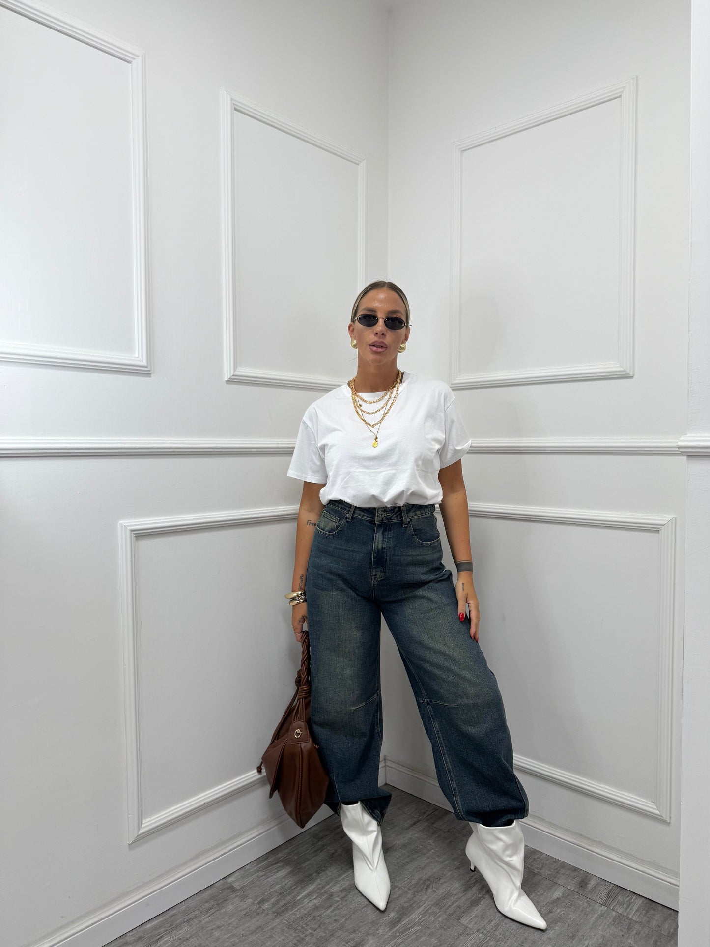 Jeans baggy sfumato Cambridge kp301