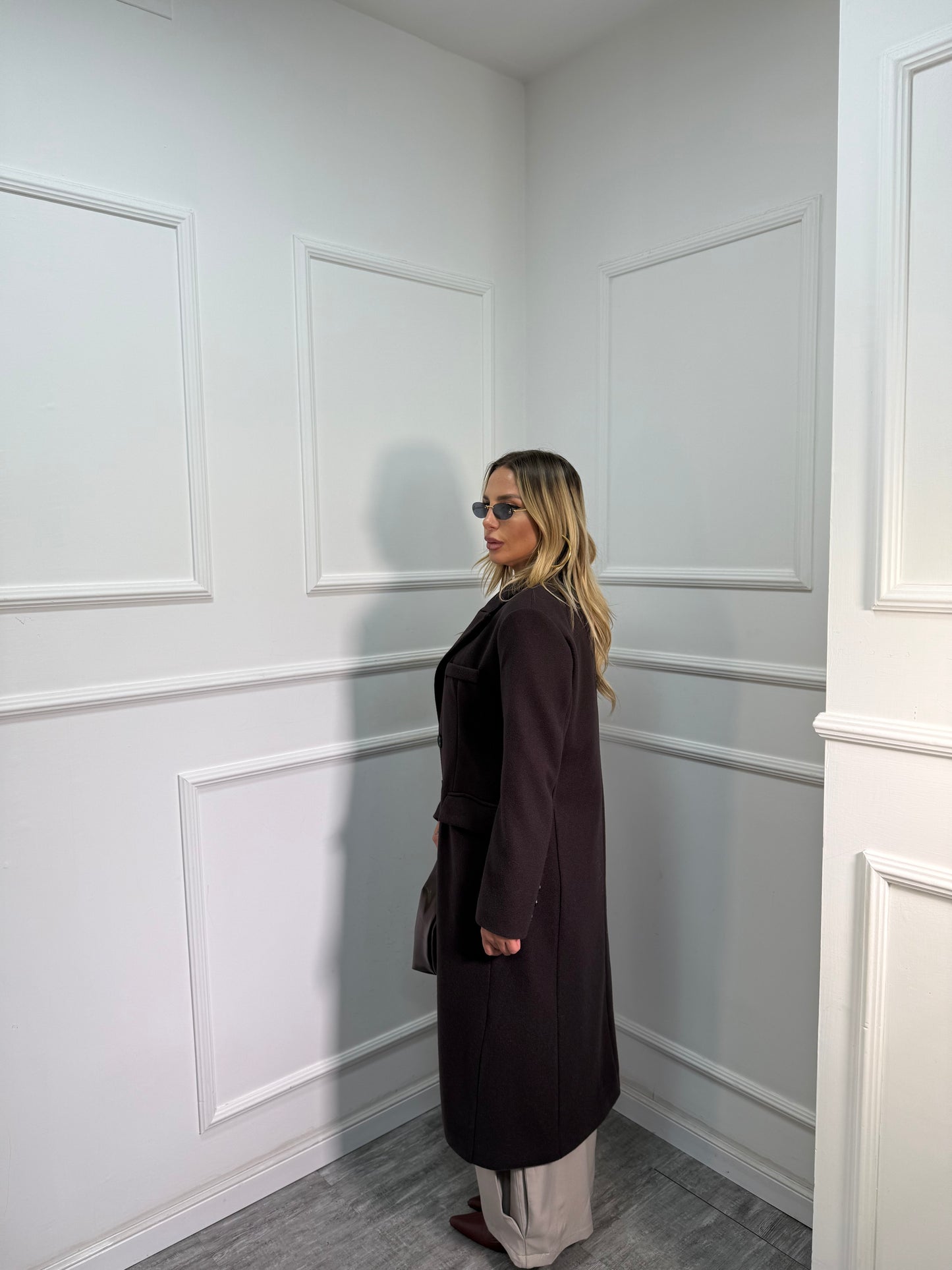 Cappotto lana cotta London marrone 88802