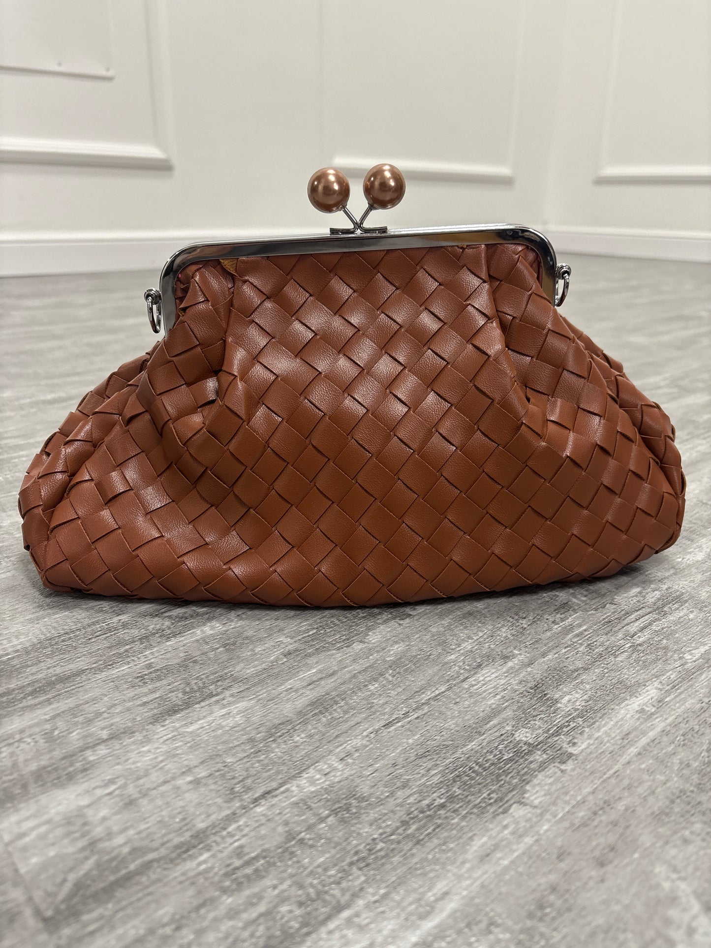 Pochette Clutch marrone