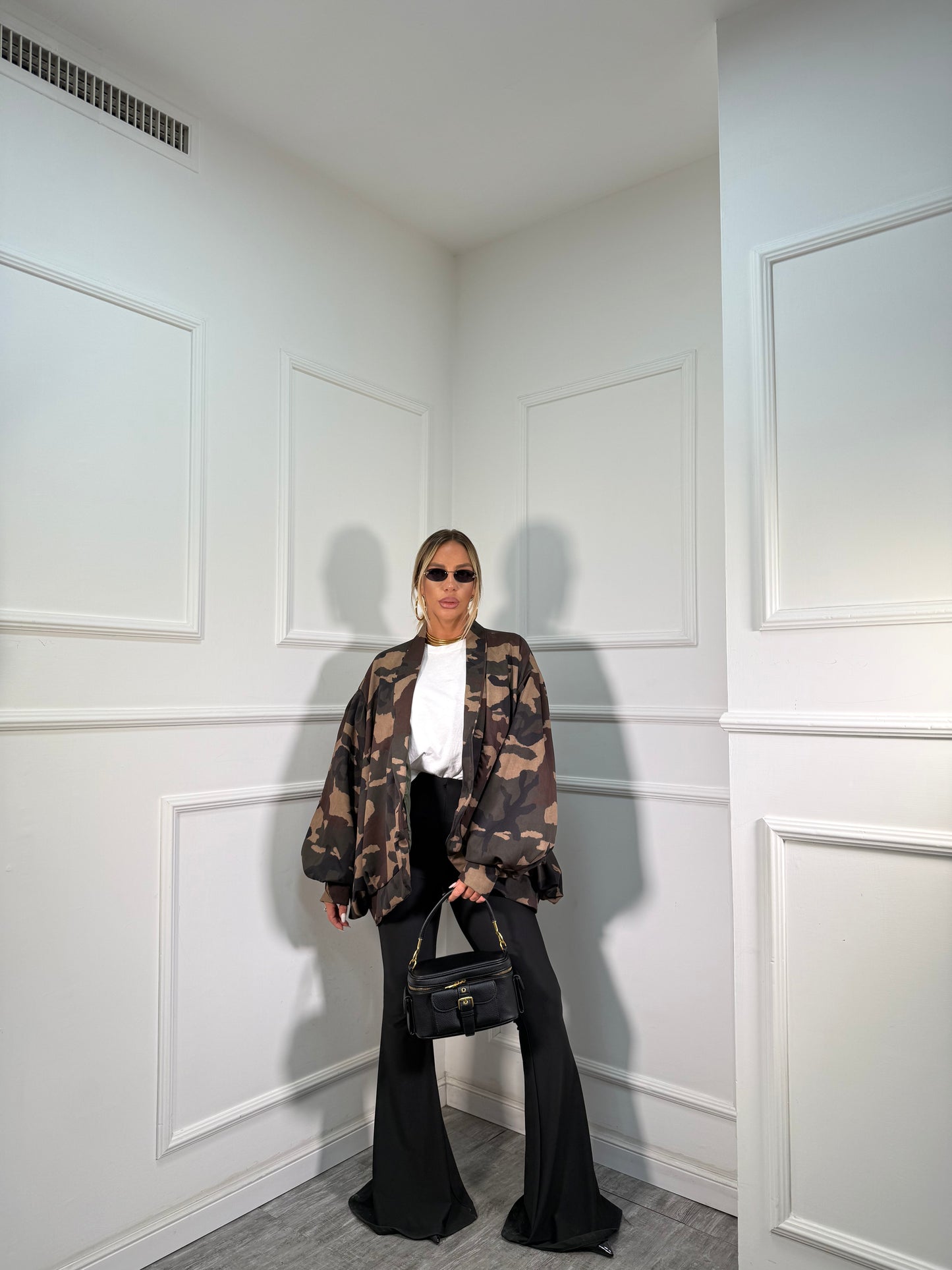 Bomber oversize Lavinia mimetico 6728