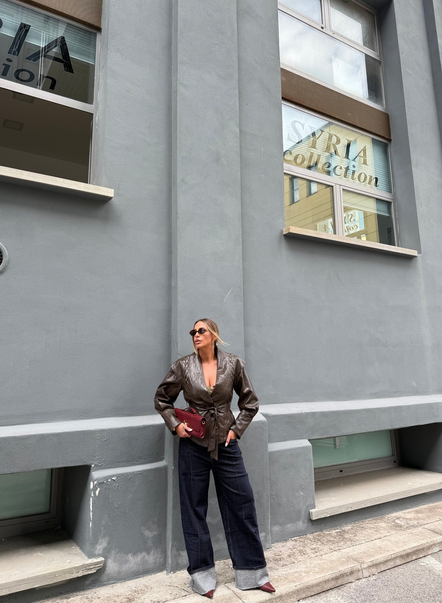 Jeans palazzo con piegone Marlin lavaggio zero yd6603n