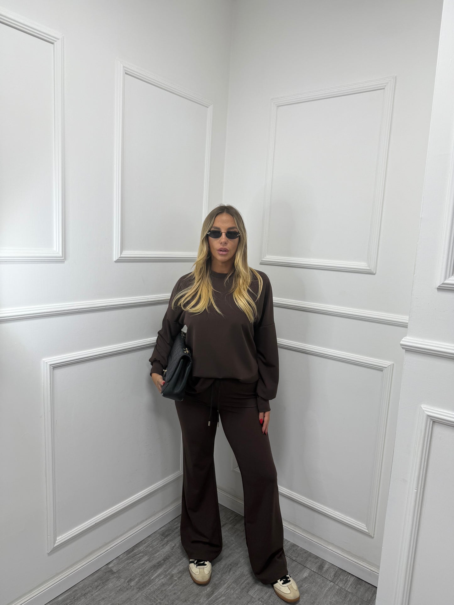 Coordinato Comfy marrone 3595