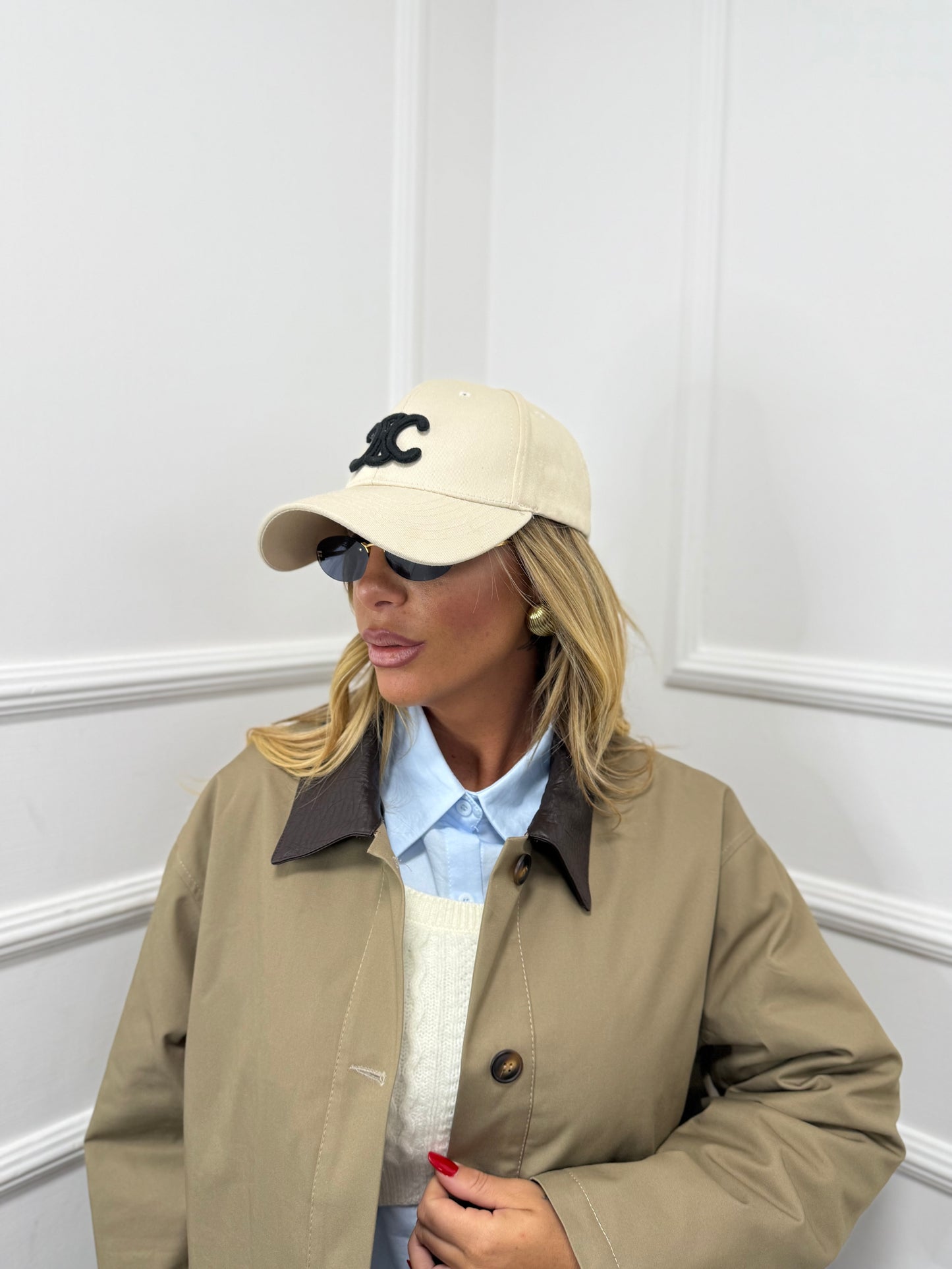 Parka Canyon con colletto ecopelle camel ld3472 by lumina