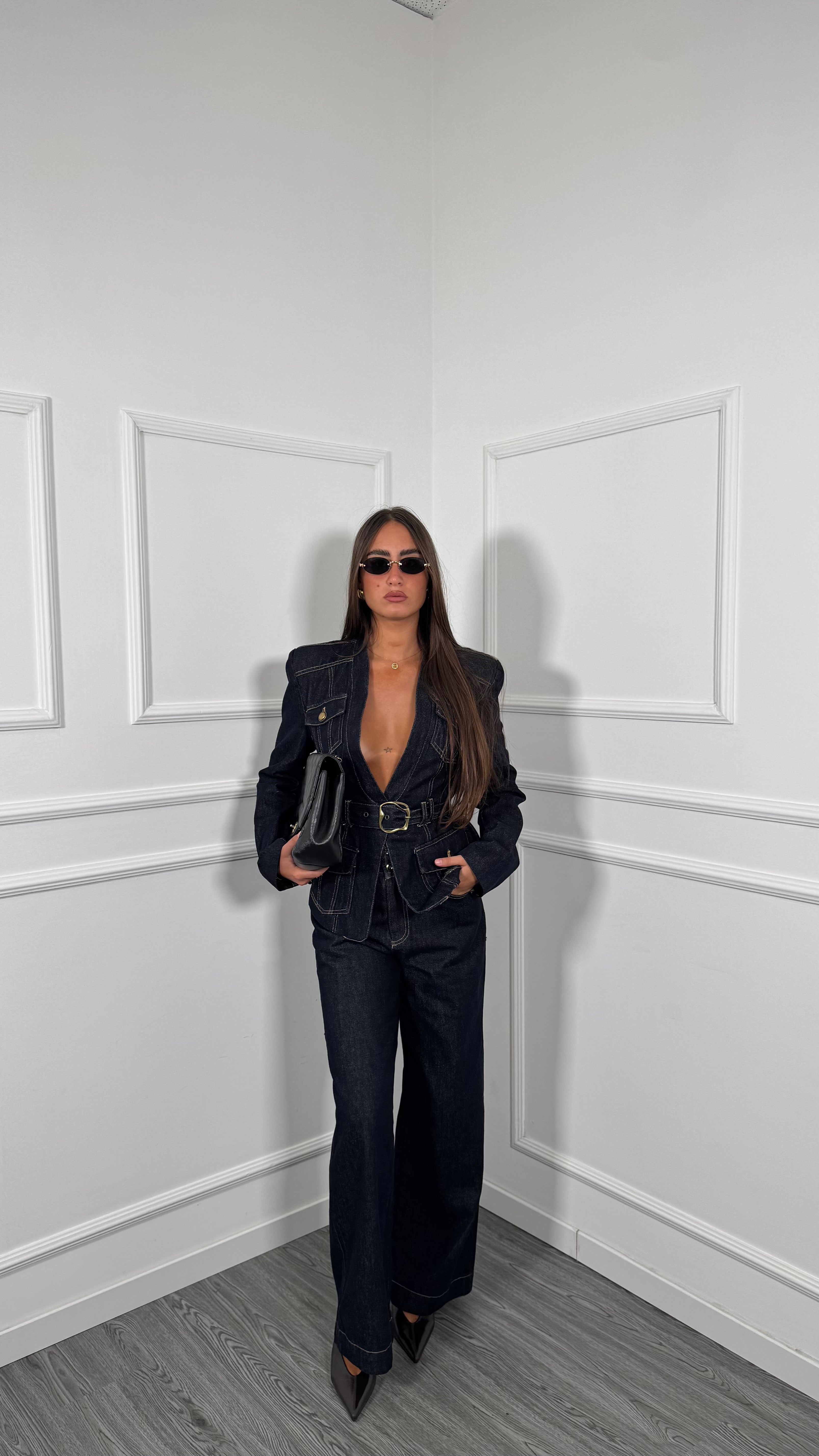 Jeans wide leg lavaggio zero Jamys 06677-1