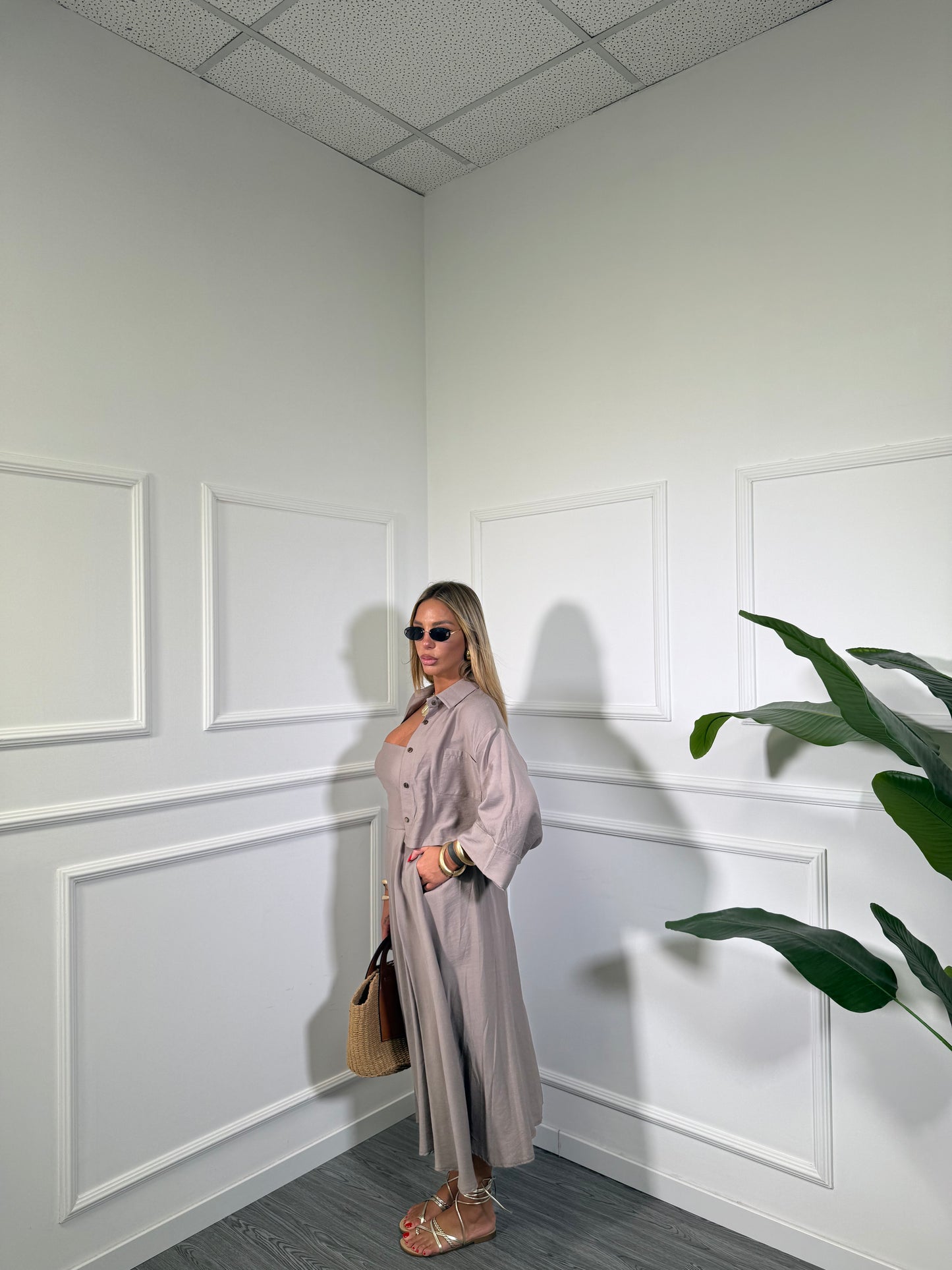 Coordinato Eden taupe 7051