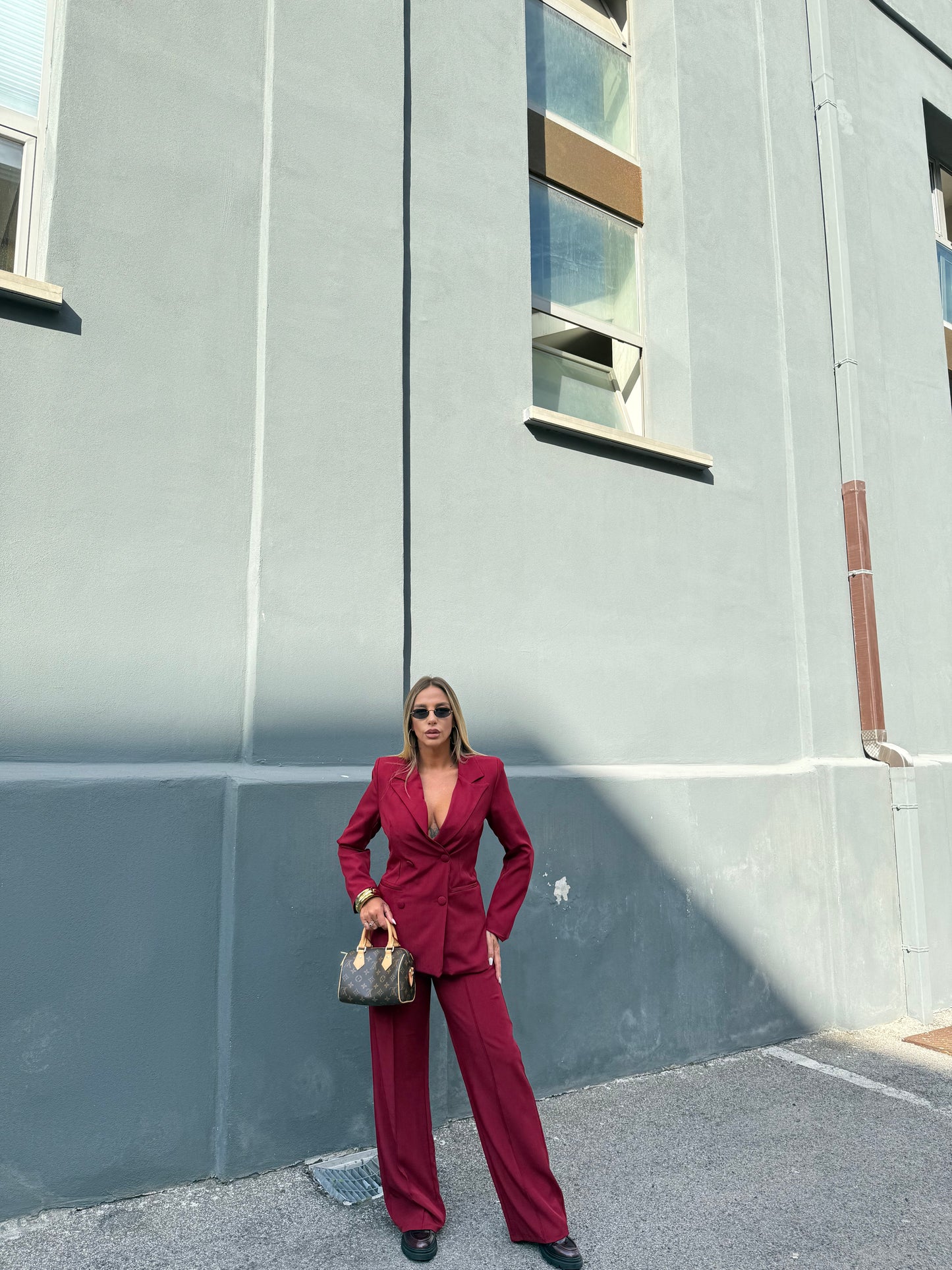 Tailleur Boulevard bordeaux 87172