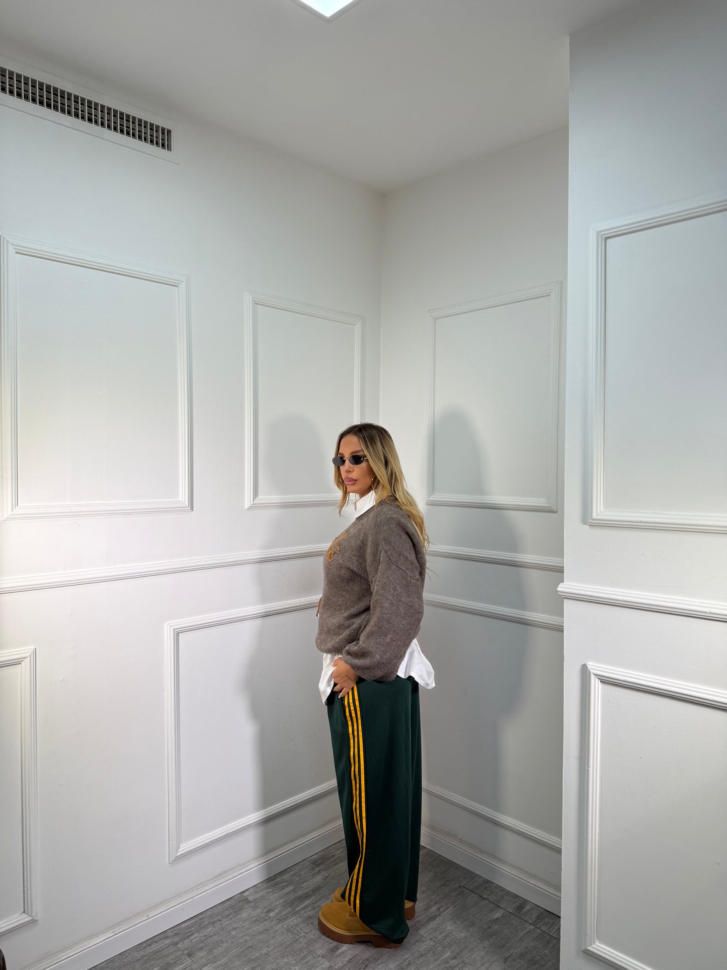 Pantatuta palazzo Oxford verde 6865