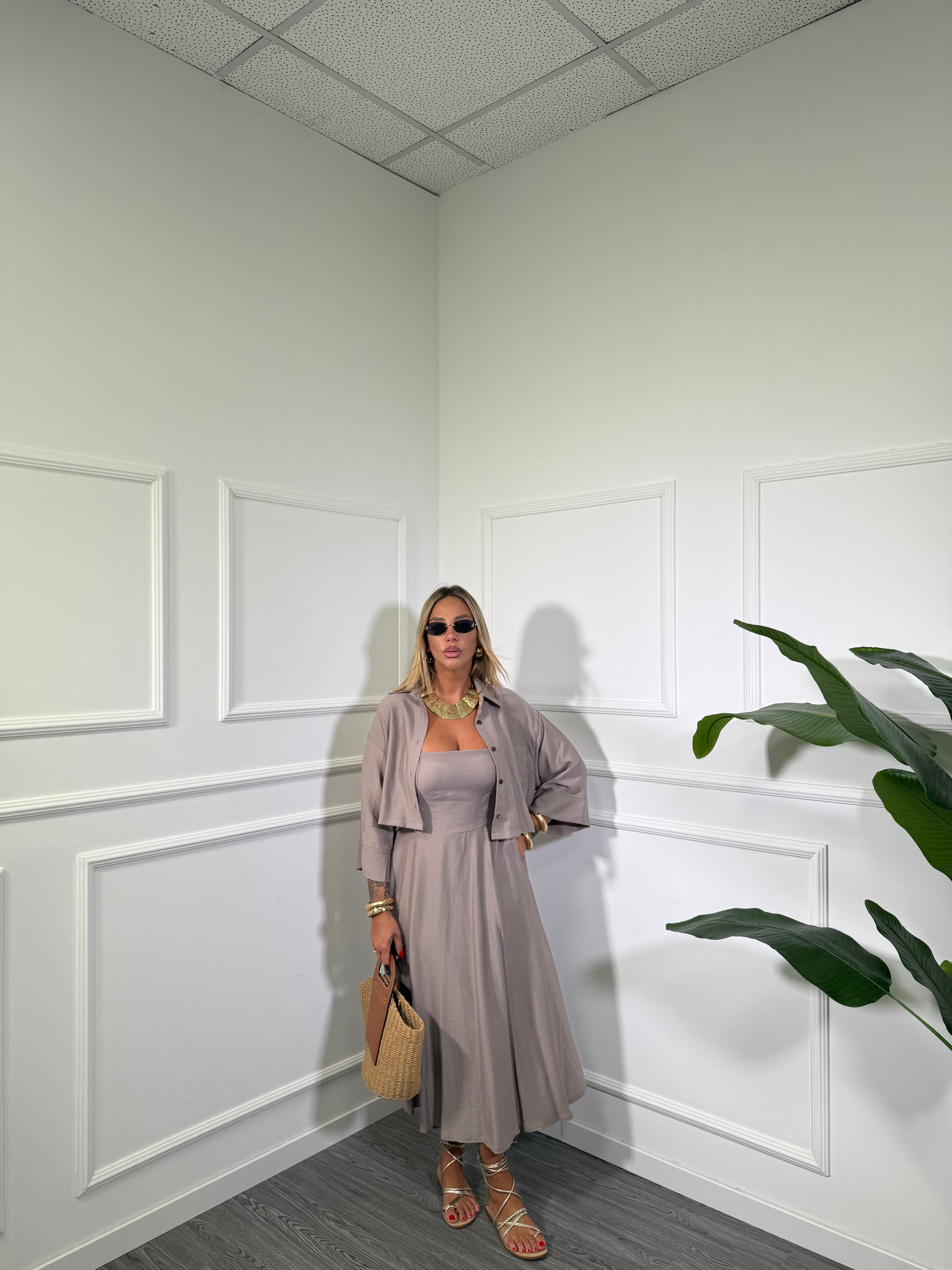Coordinato Eden taupe 7051