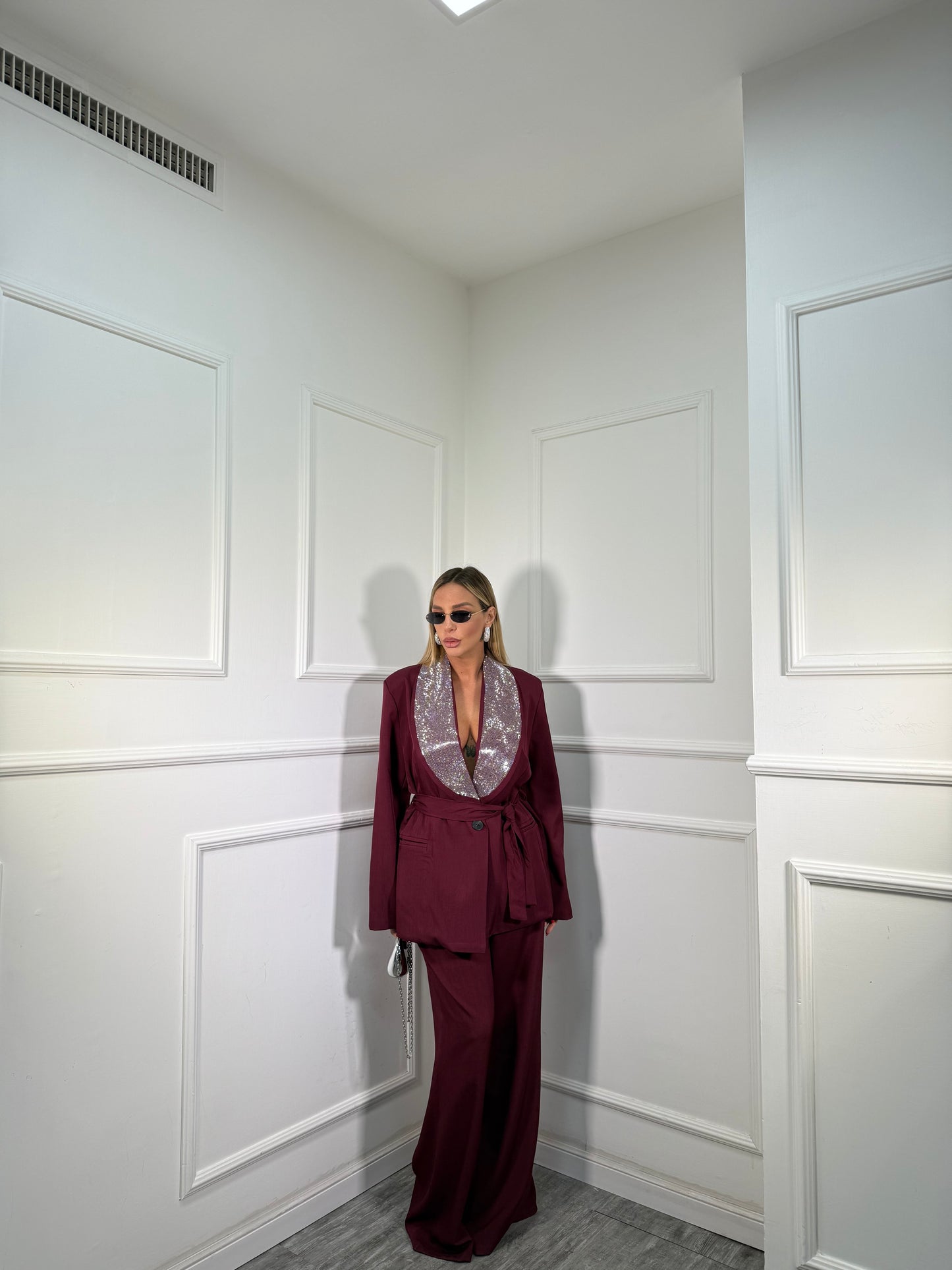 Tailleur Diamond 44/52 bordeaux hp9250d