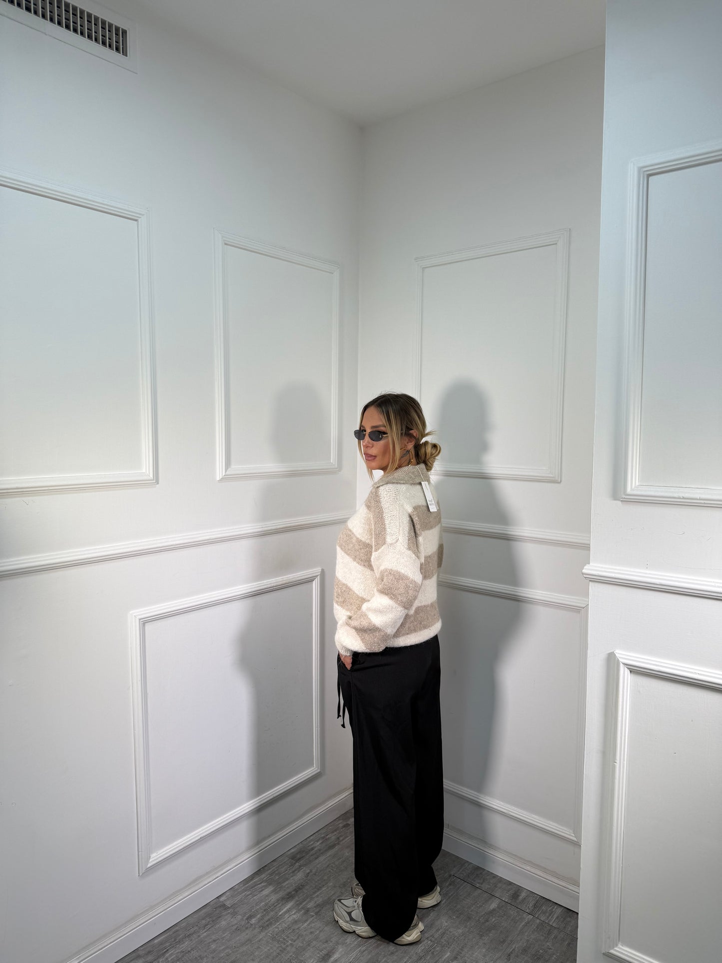 Pantalone palazzo Town nero 66621