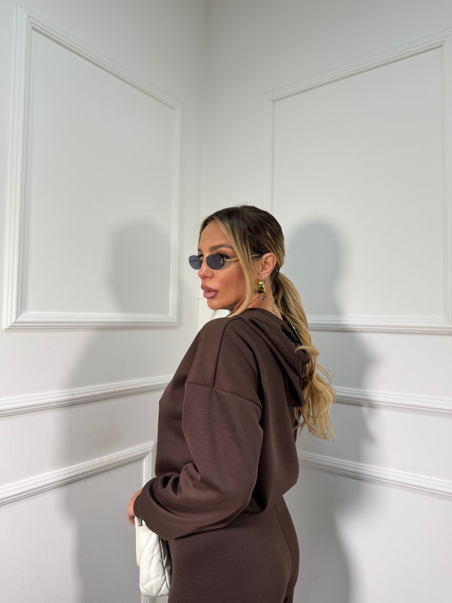 Coordinato in tuta Always cioccolato