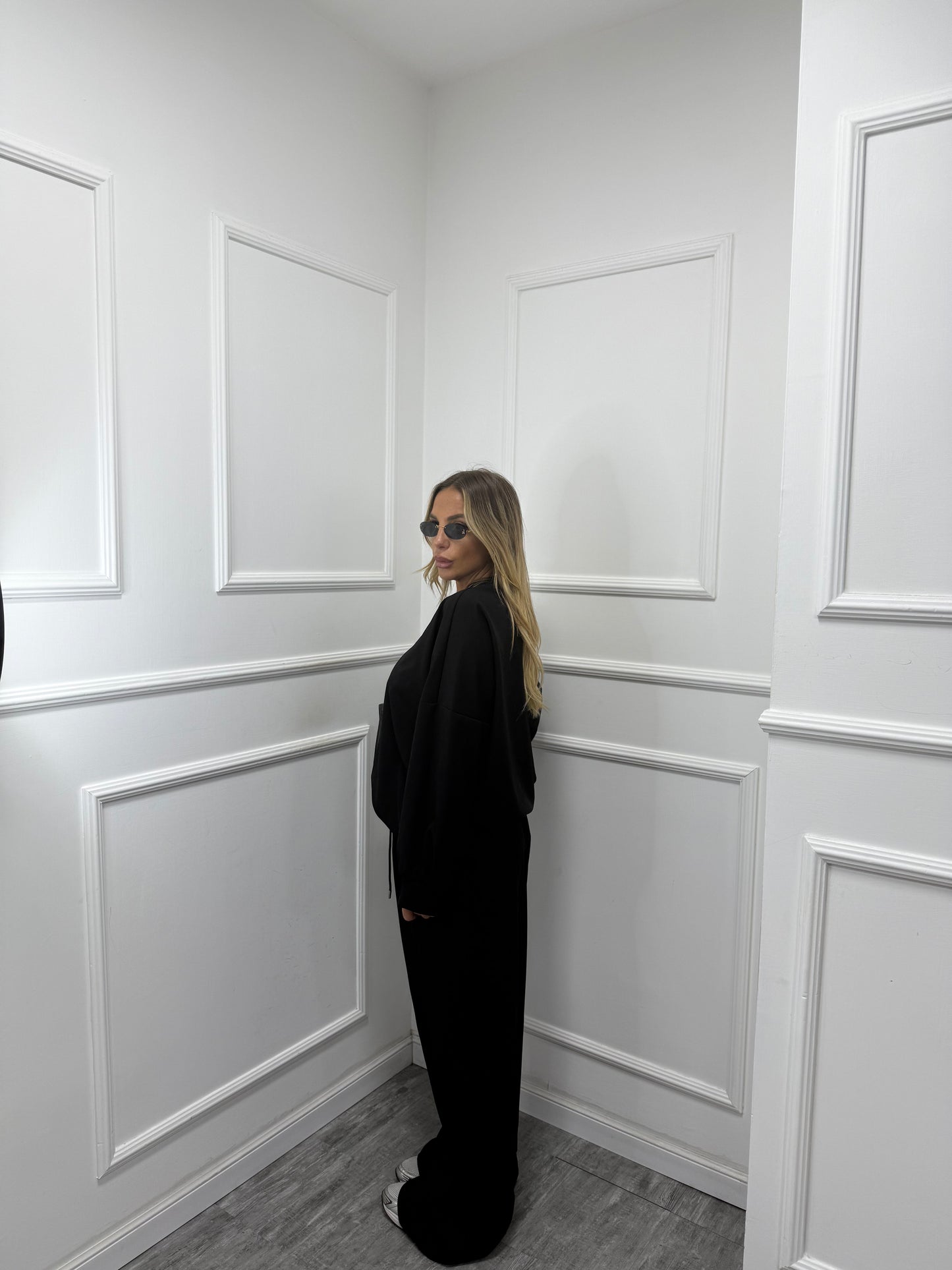 Coordinato comfy curvy nero 5020