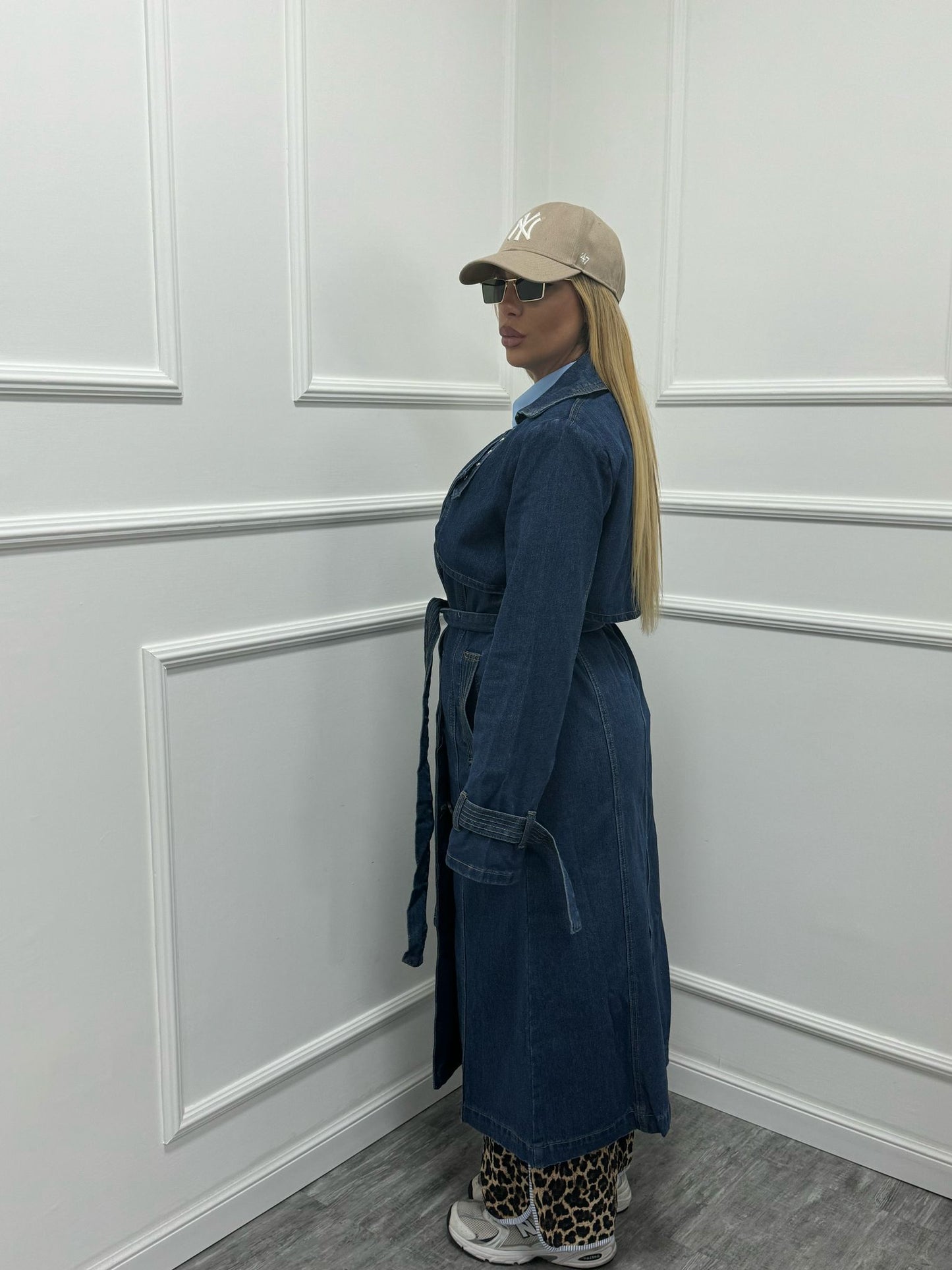Trench in denim Monique A004