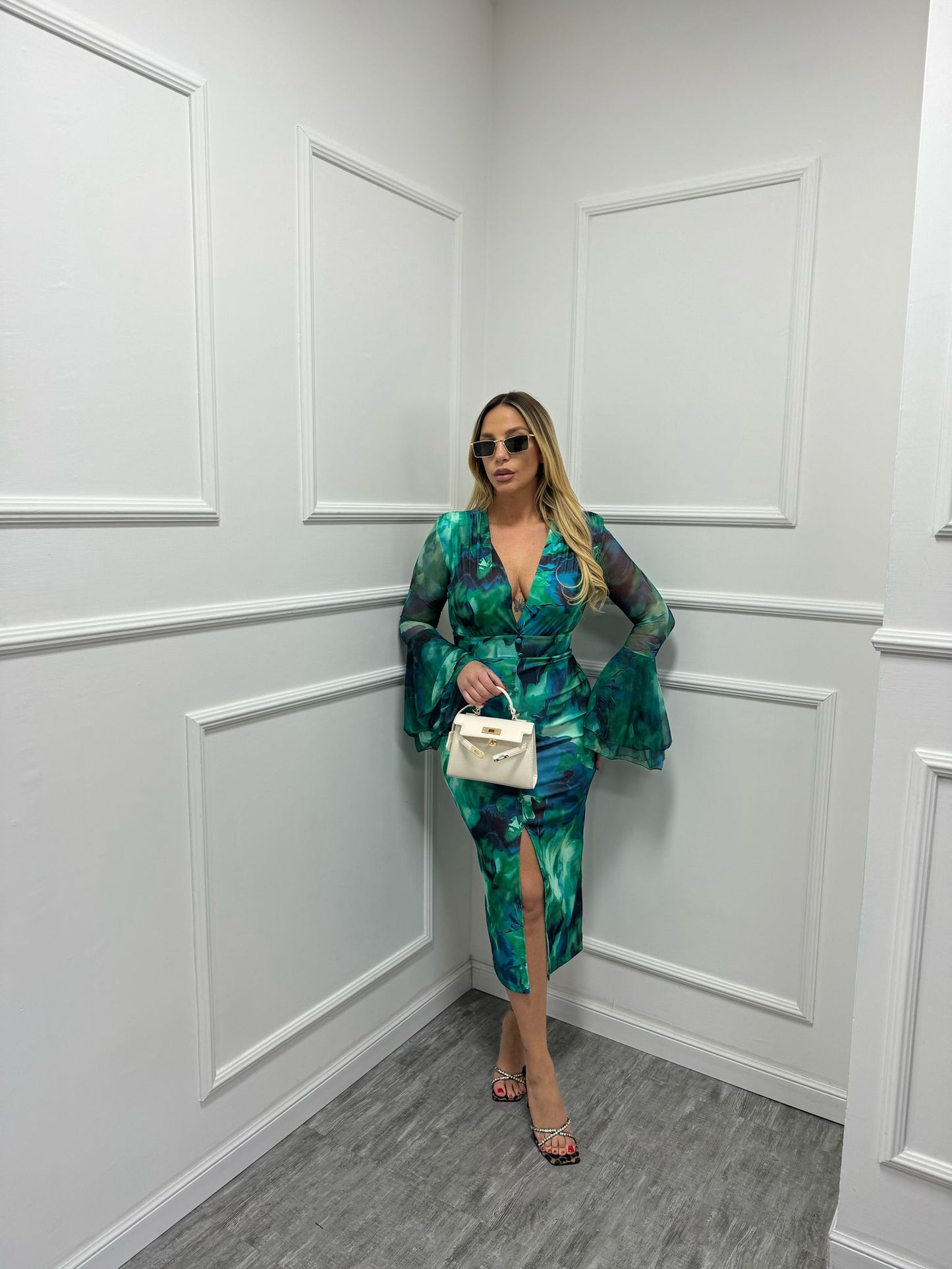 Dress dominique verde