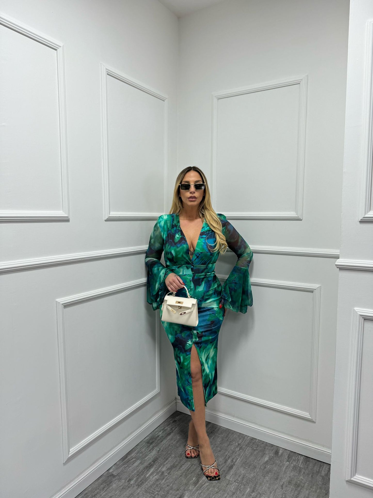 Dress dominique verde