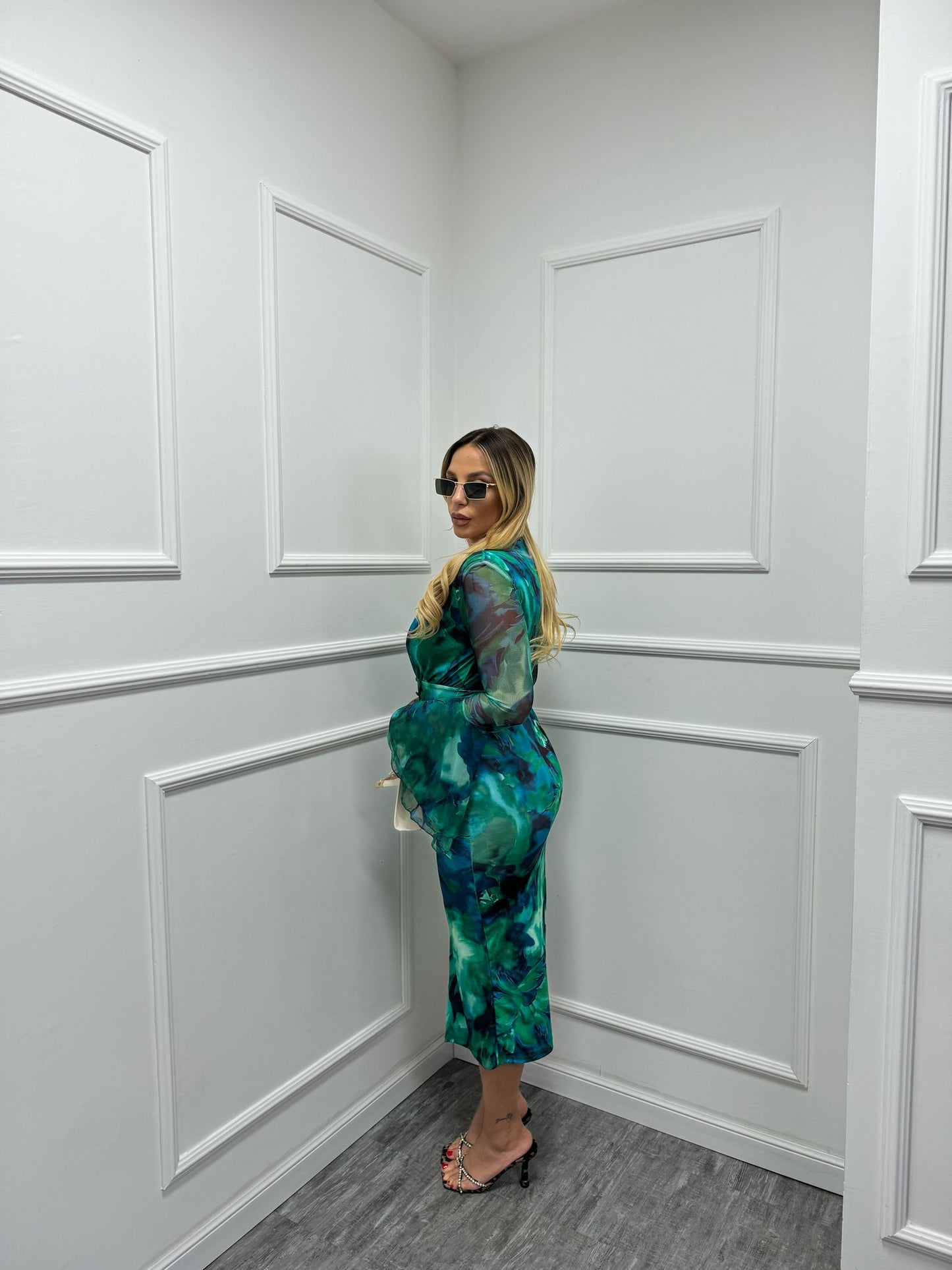 Dress dominique verde