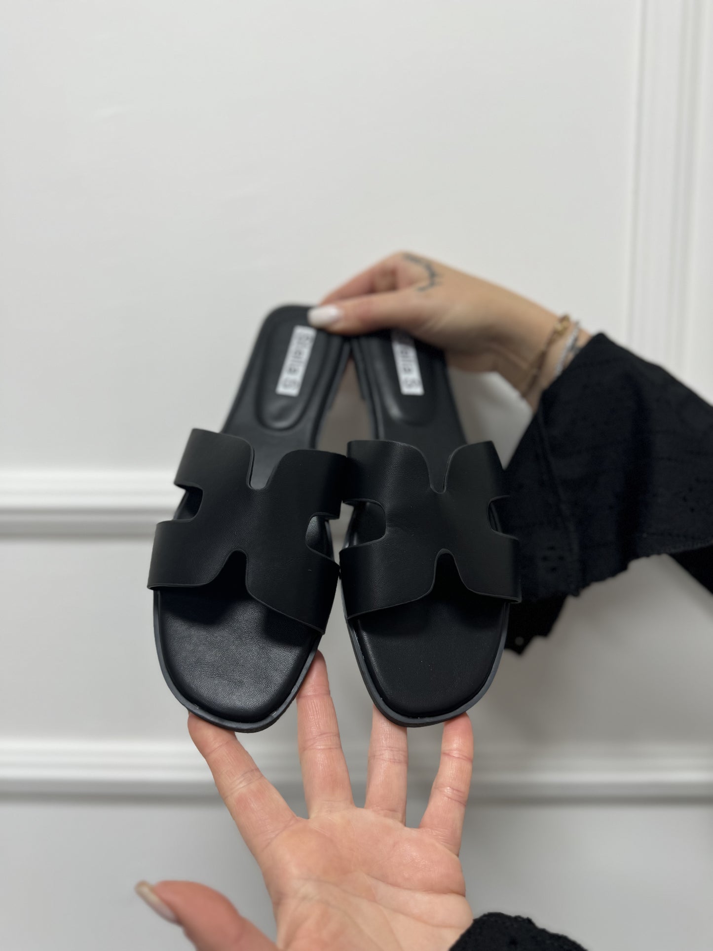Ciabatta mood hermès nero