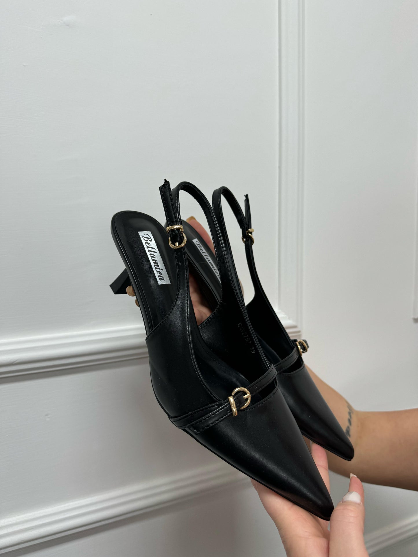 Decolte mood zara ecopelle nero