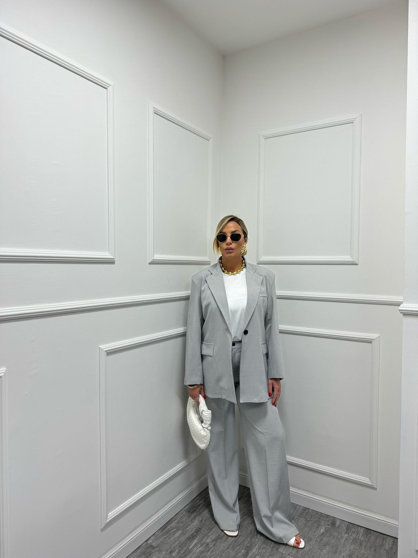 Tailleur Sandra grigio 1002