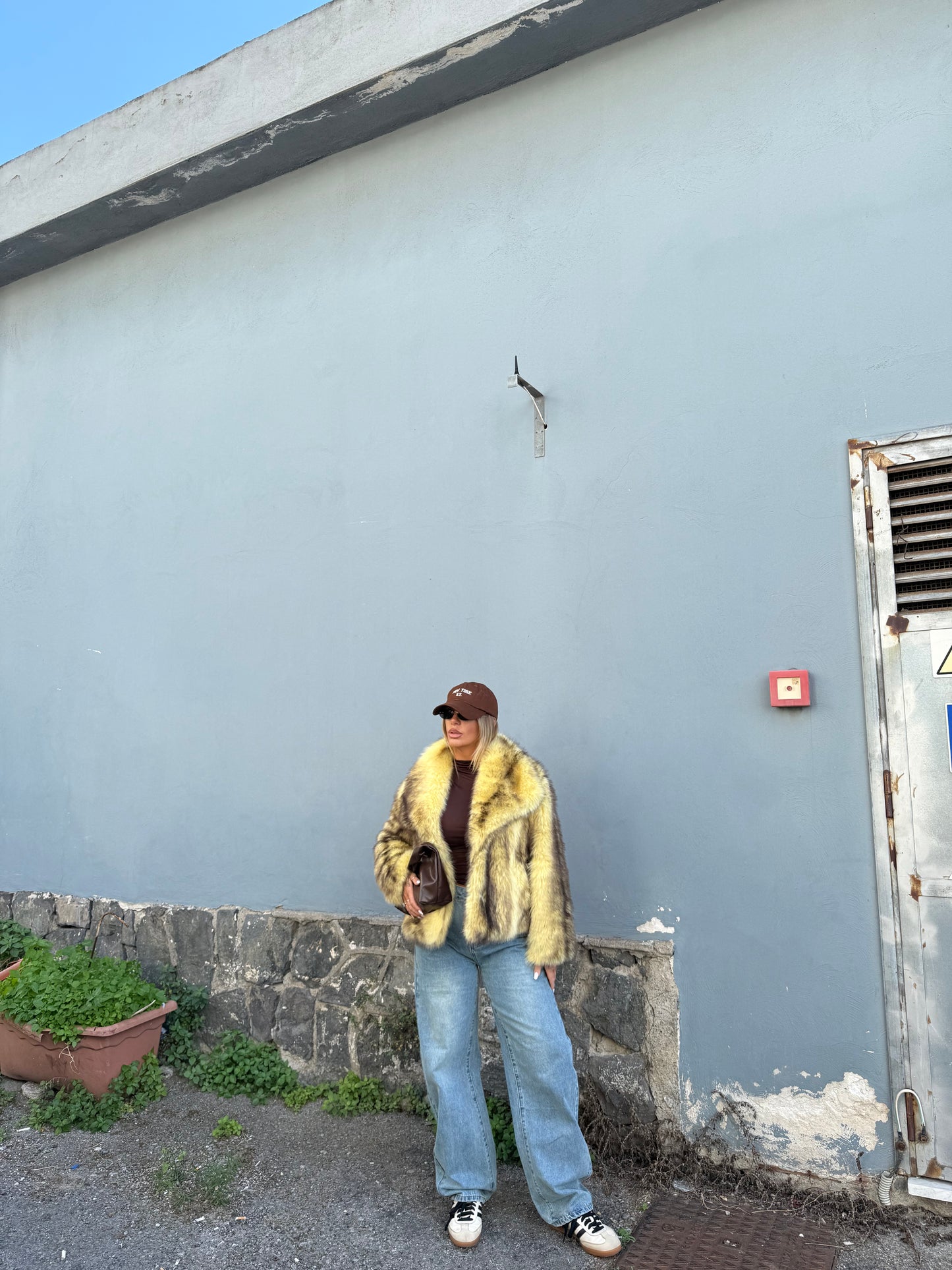 Ecofur Greenland gialla/cacao 68333