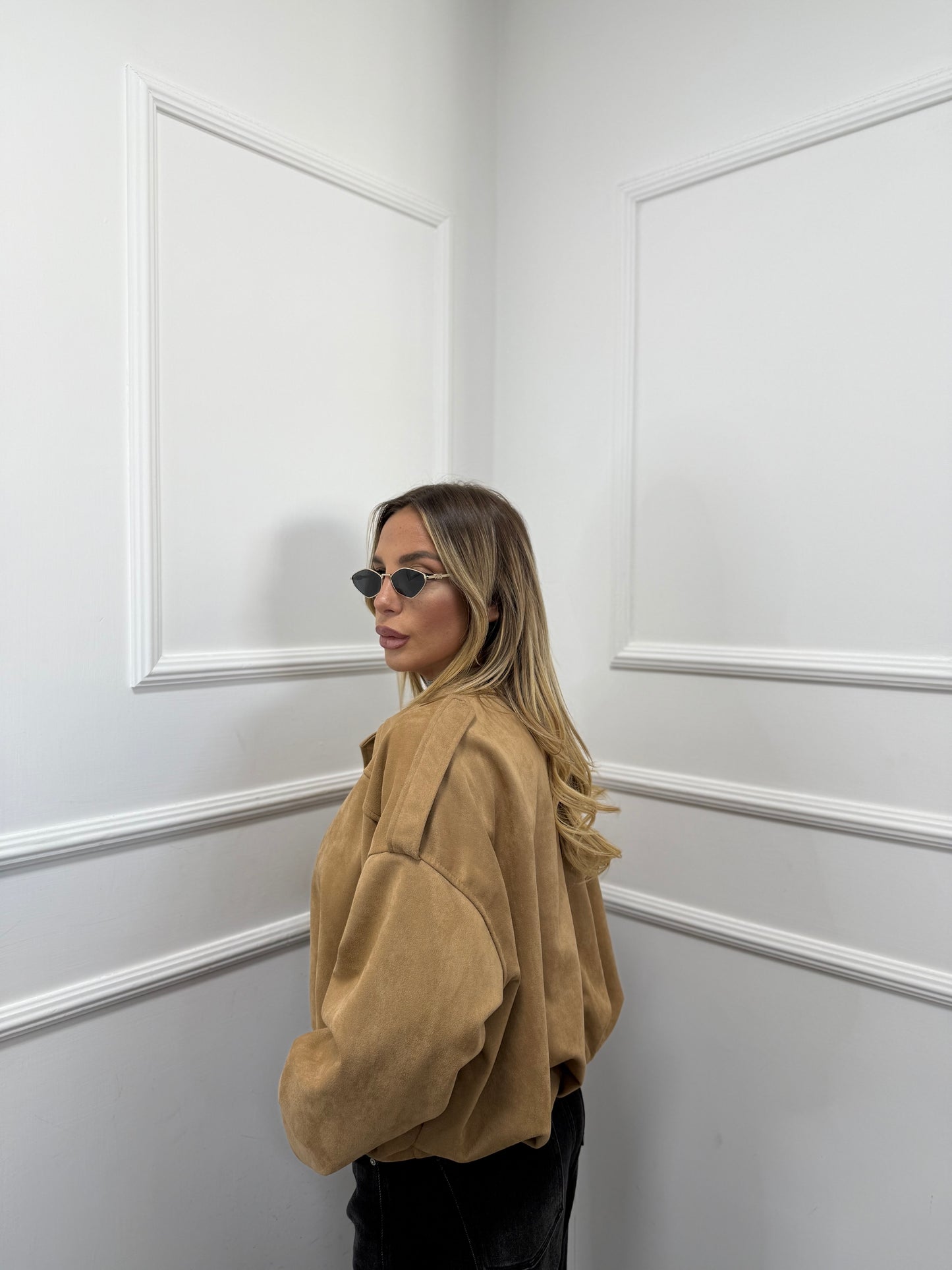 Bomber eco camoscio Web camel 25083