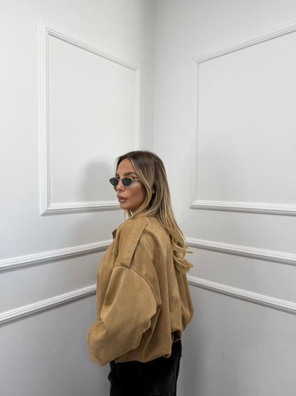 Bomber eco camoscio Web camel 25083