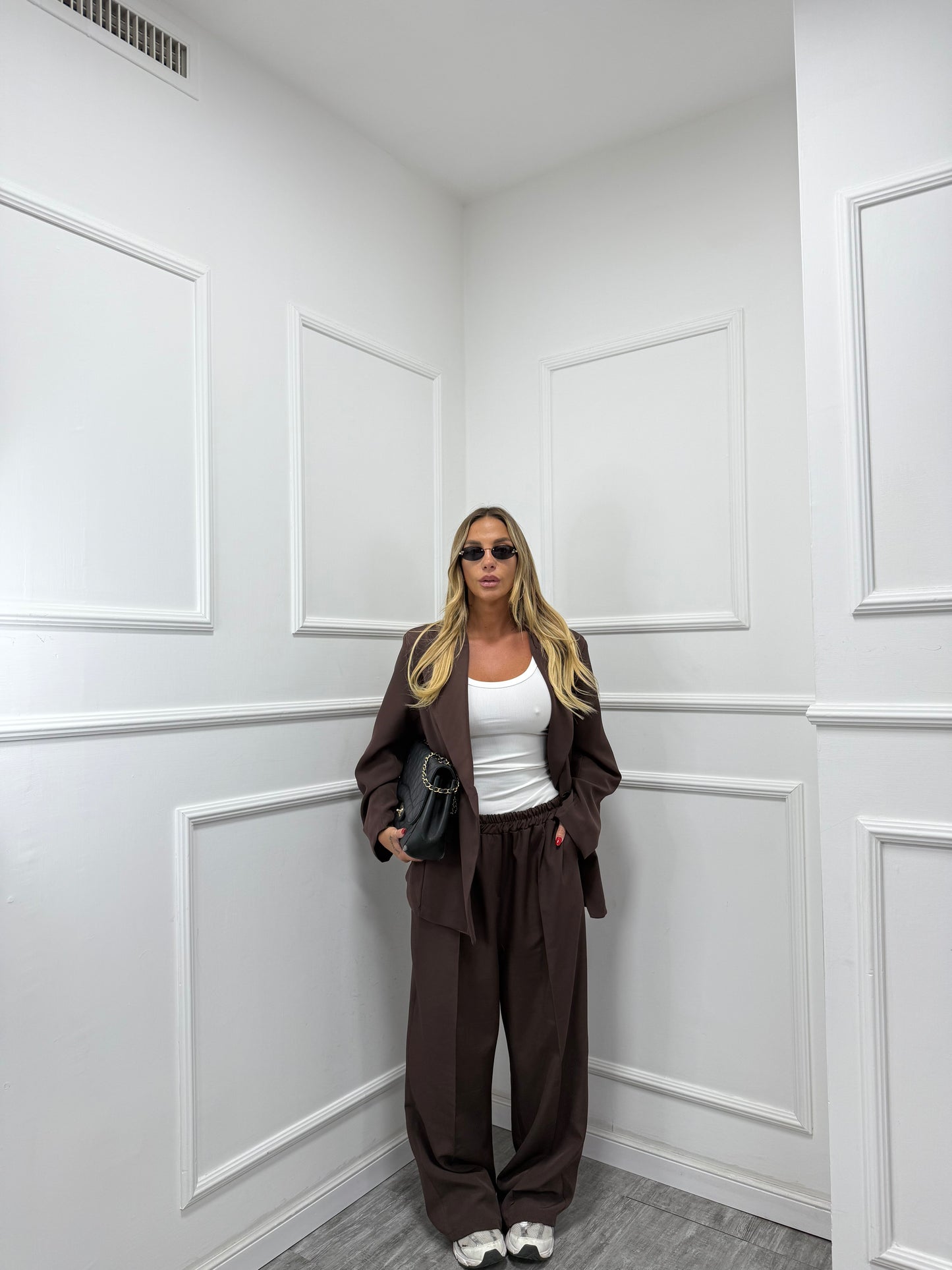 Tailleur Elena cioccolato curvy 46/52 15864