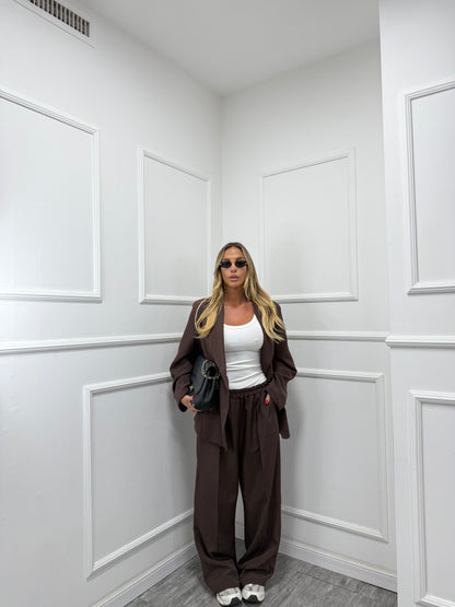 Tailleur Elena cioccolato curvy 46/52 15864