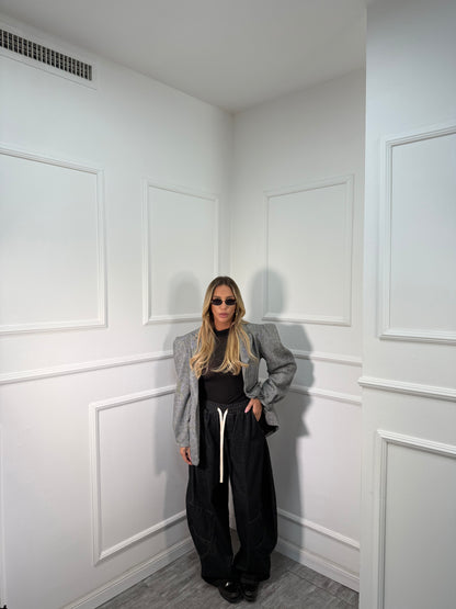 Jeans balloon con elastico in vita Perry lavaggio zero