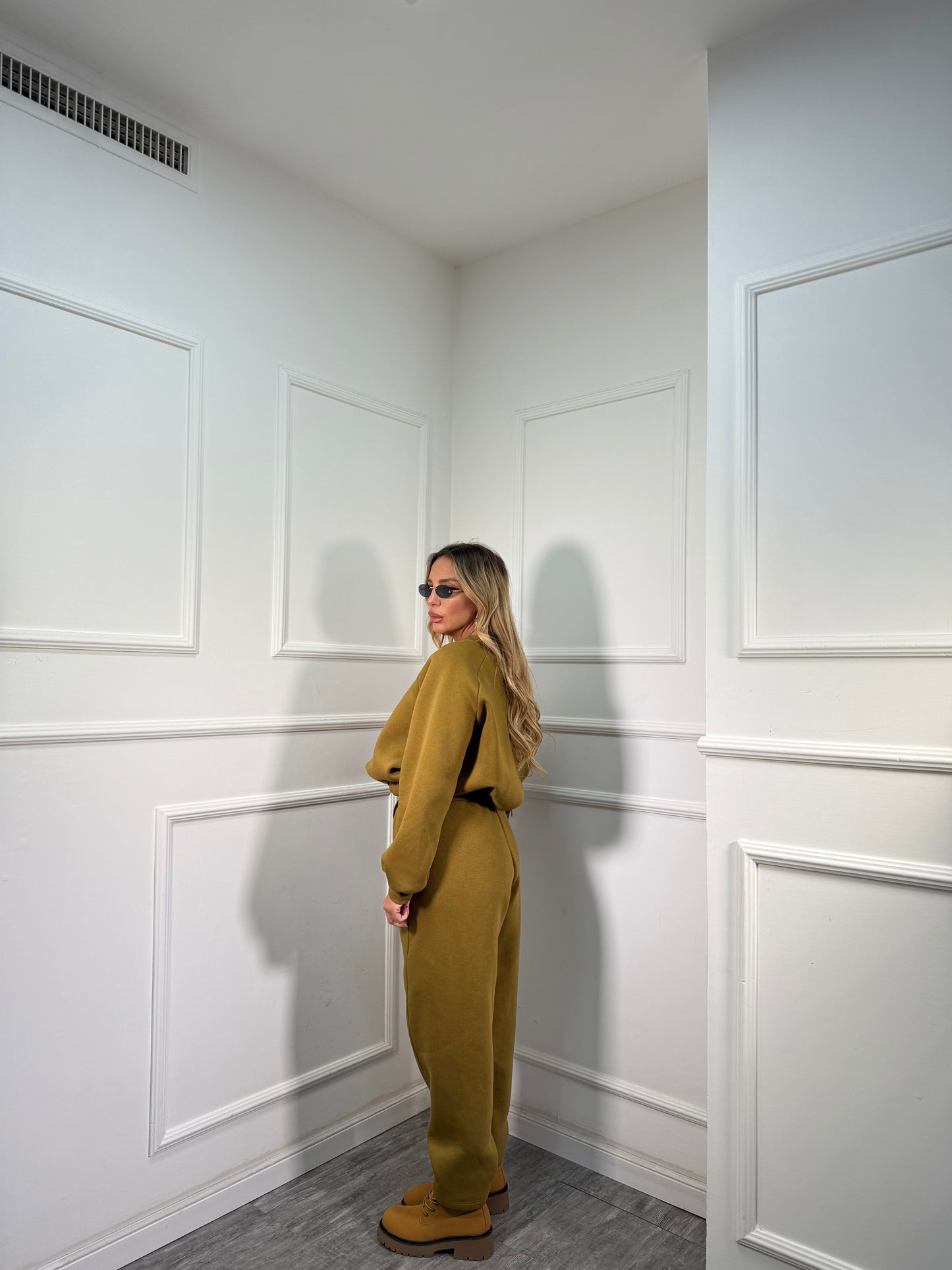 Coordinato in tuta Valley verde acido by justwest f0029f