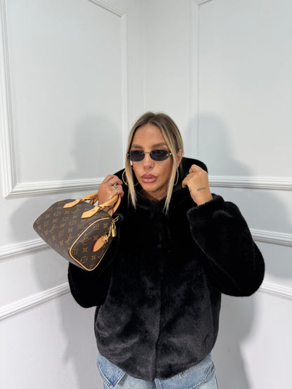 Bomber ecofur Desy nero 25209