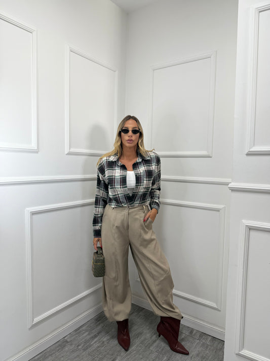 Pantaloni balloon con coulisse Harley sabbia 18190