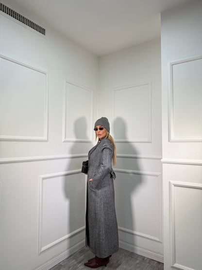 Cappotto misto lana Olivia spigato 251631