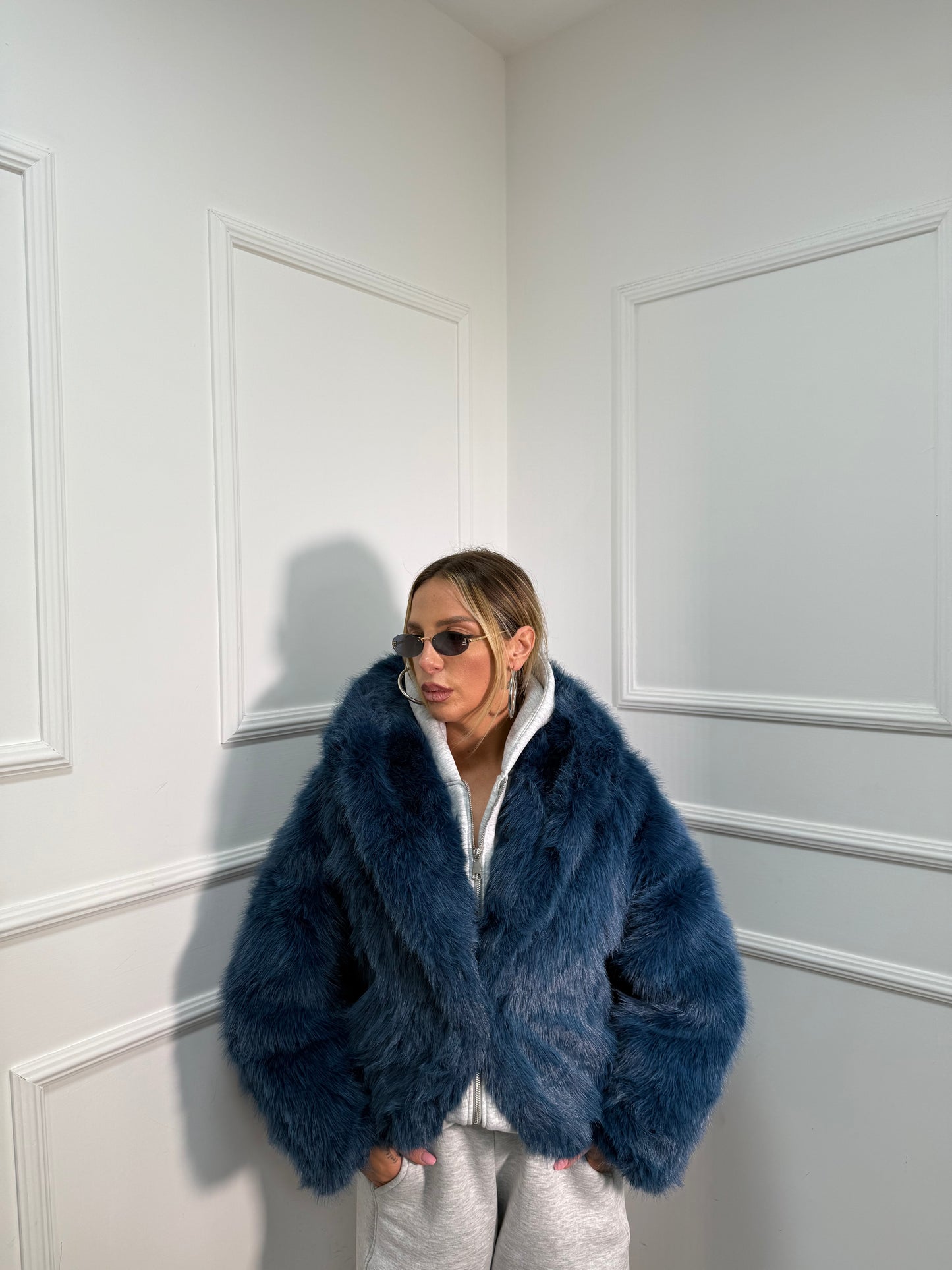 Ecofur Ice blu lavagna pj121